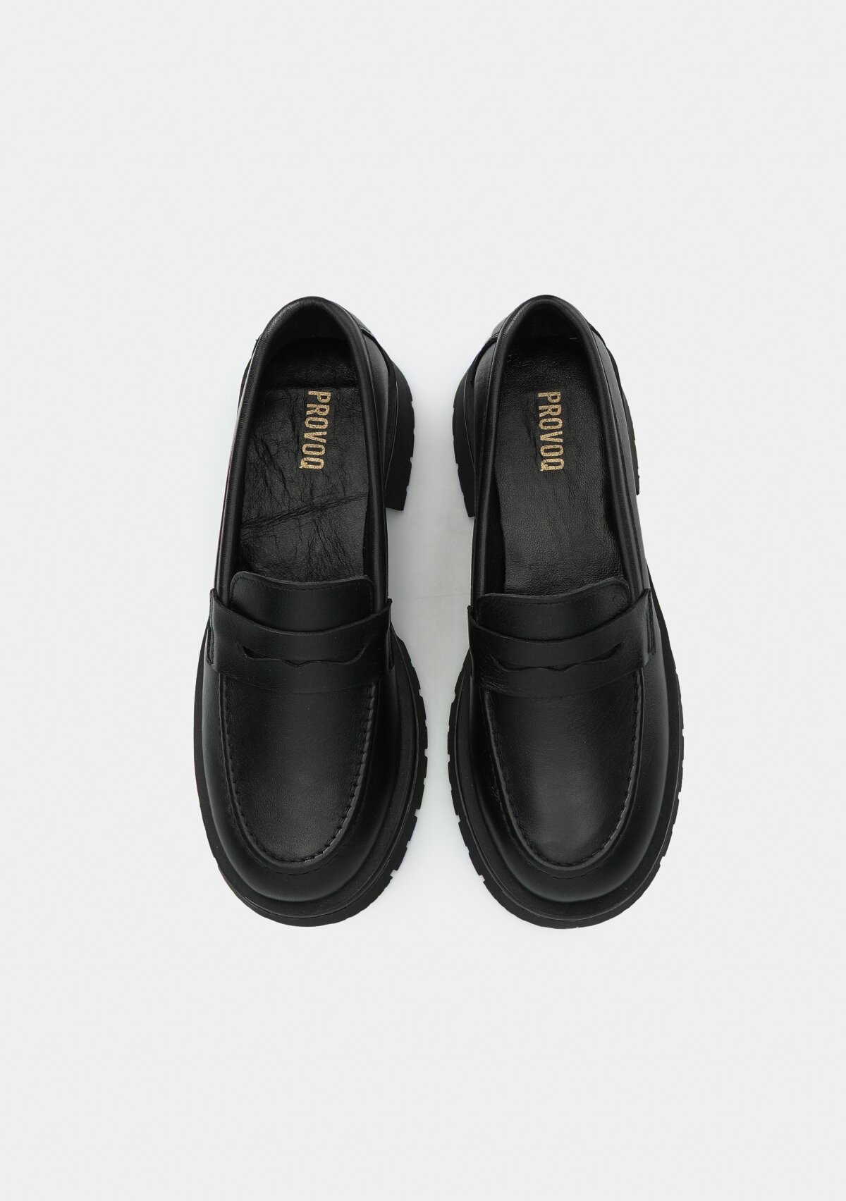 Siyah Deri Kadın Ayakkabı