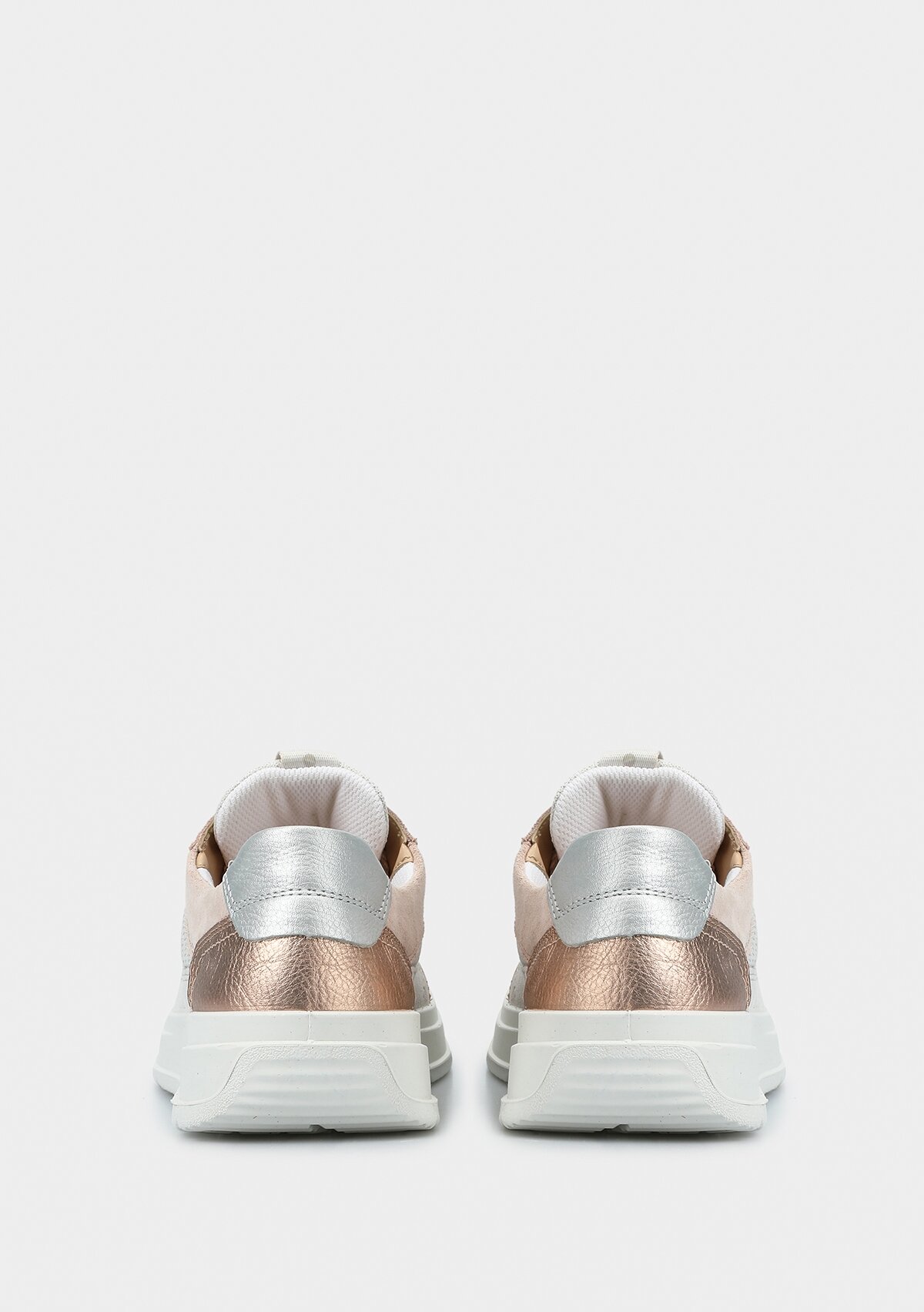 Bej Deri Kadın Sneaker