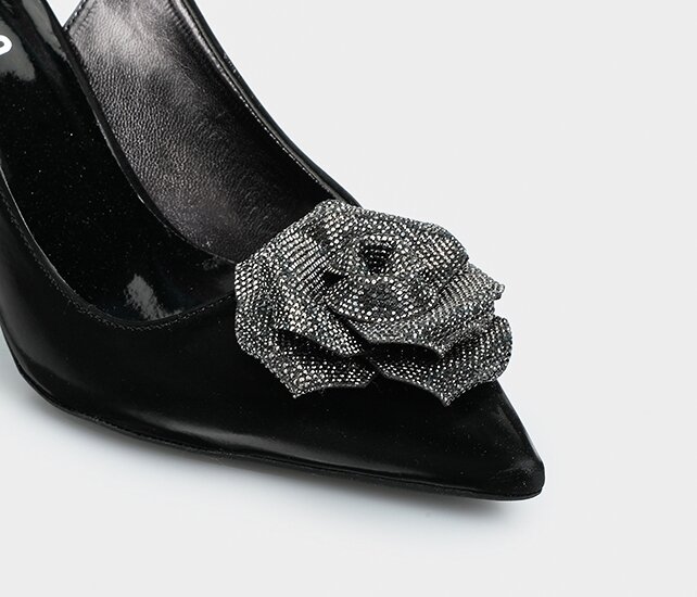 Siyah Kadın Stiletto