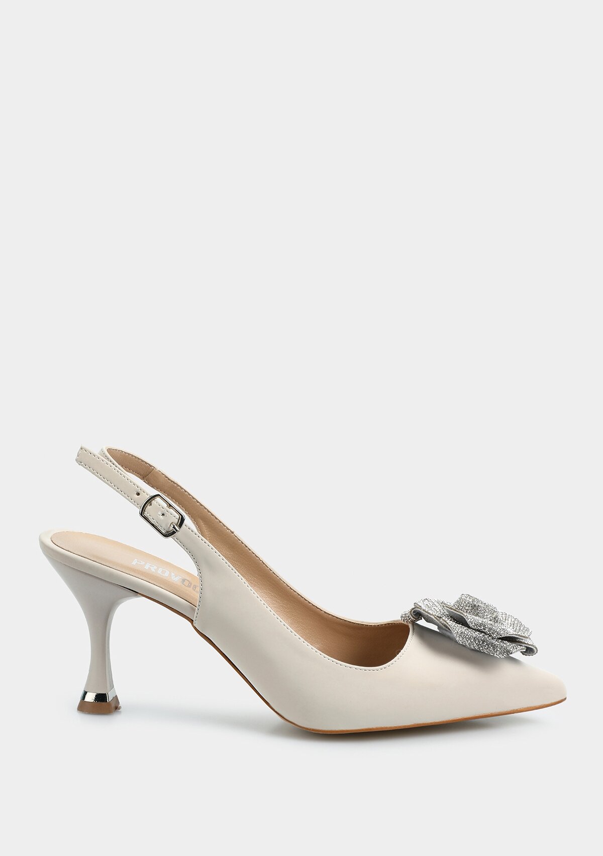 Ekru Kadın Stiletto