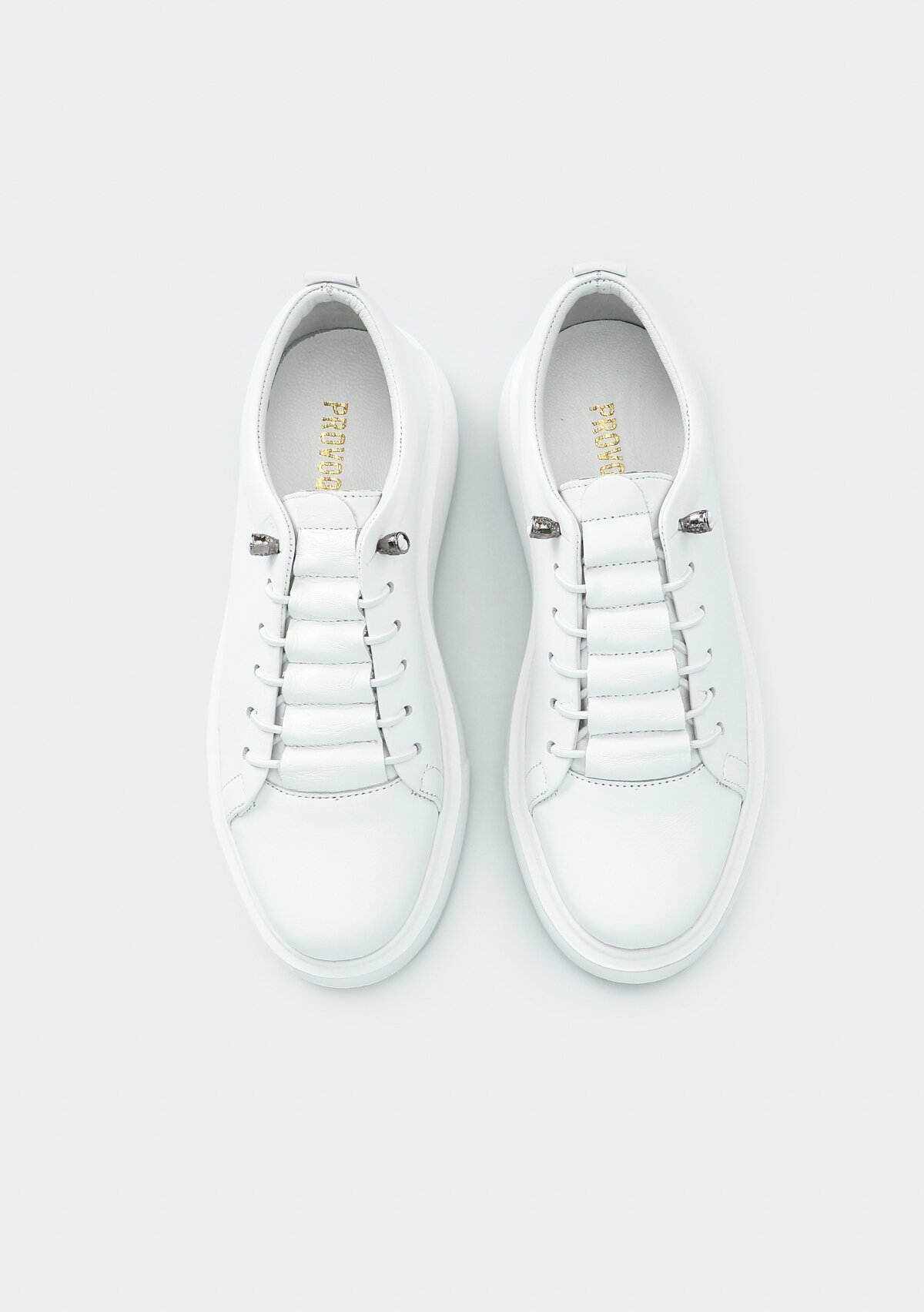 Beyaz Deri Kadın Sneaker