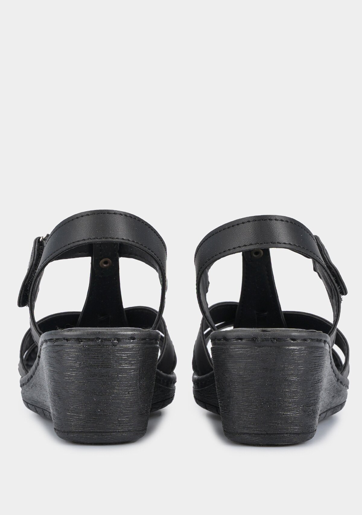 Siyah Kadın Konfor Sandalet