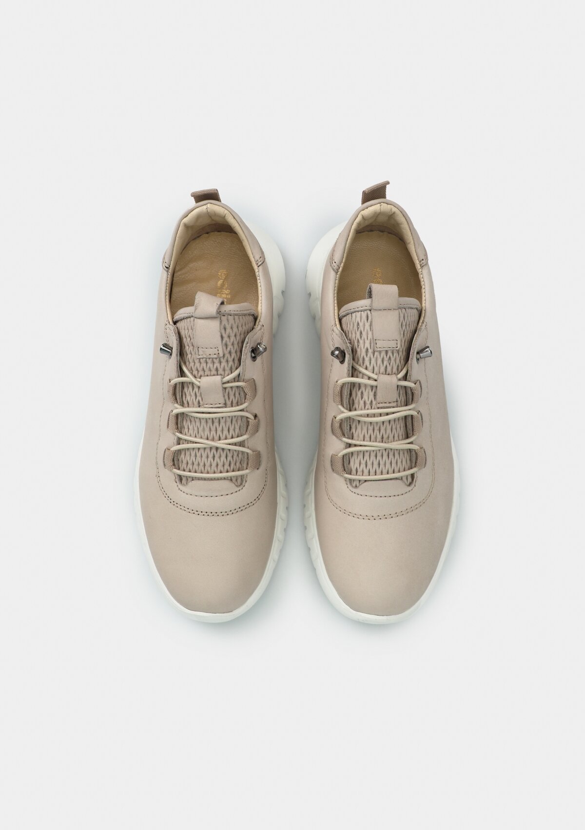 Bej Deri Kadın Ayakkabı