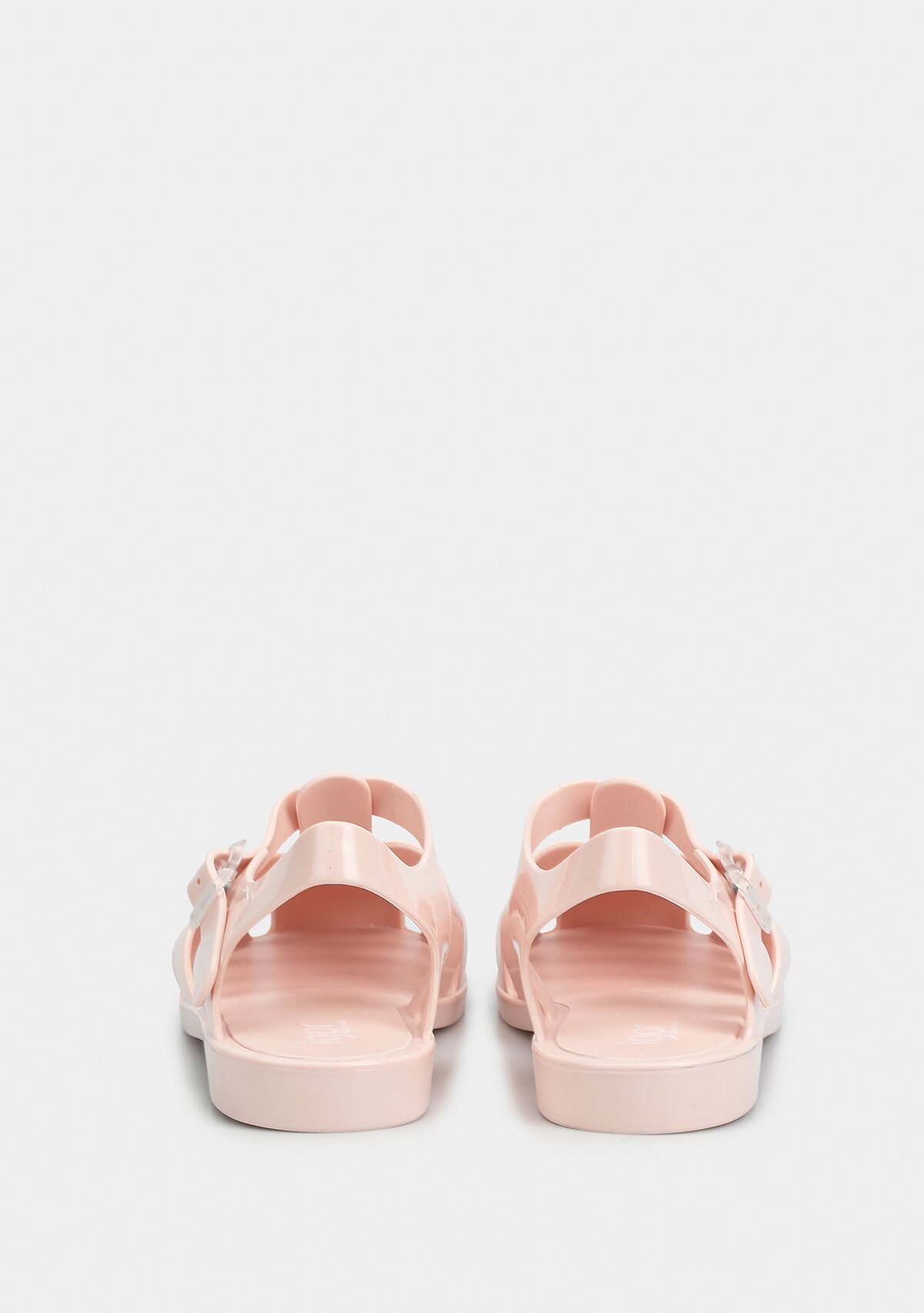 Pembe Kadın Düz Sandalet