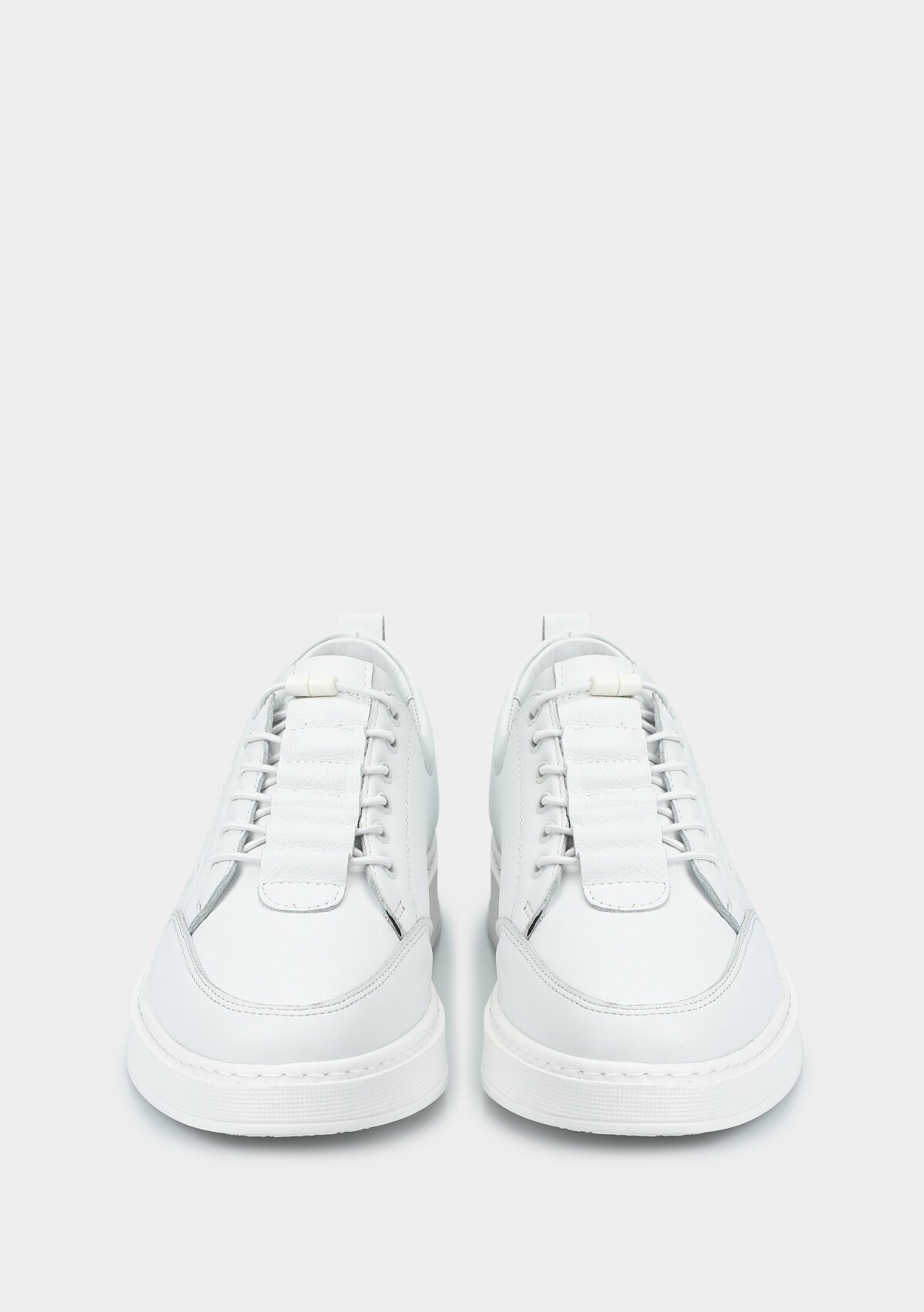 Beyaz Deri Erkek Ayakkabı