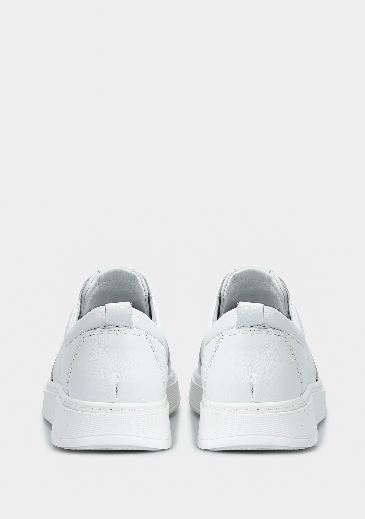 Beyaz Deri Erkek Ayakkabı