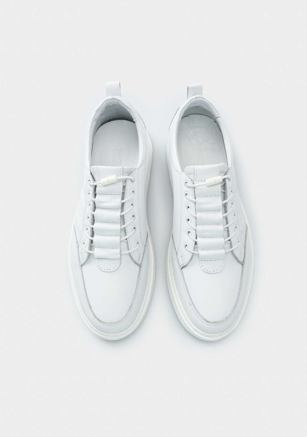 Beyaz Deri Erkek Ayakkabı