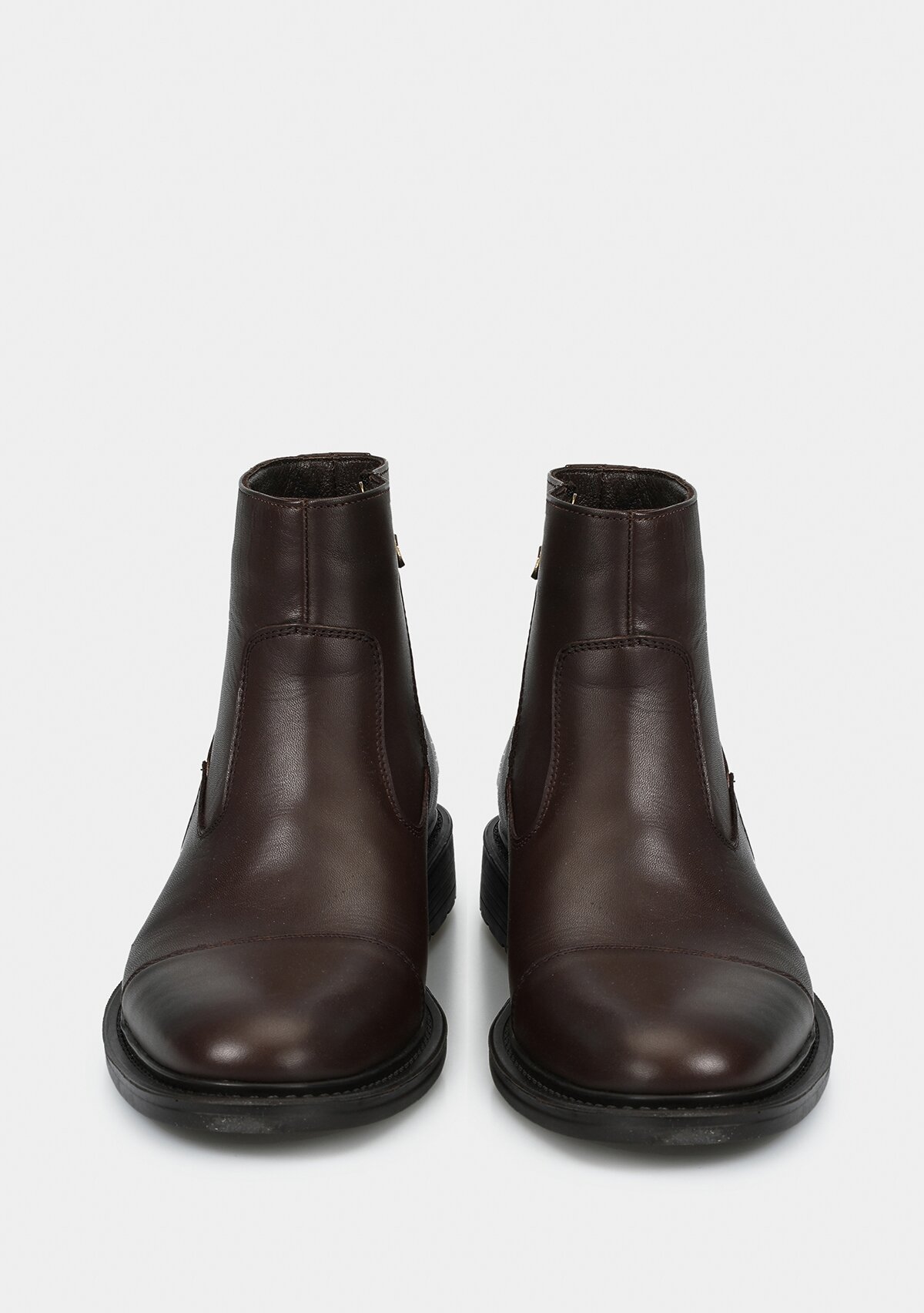 Kahve Deri Erkek Bot