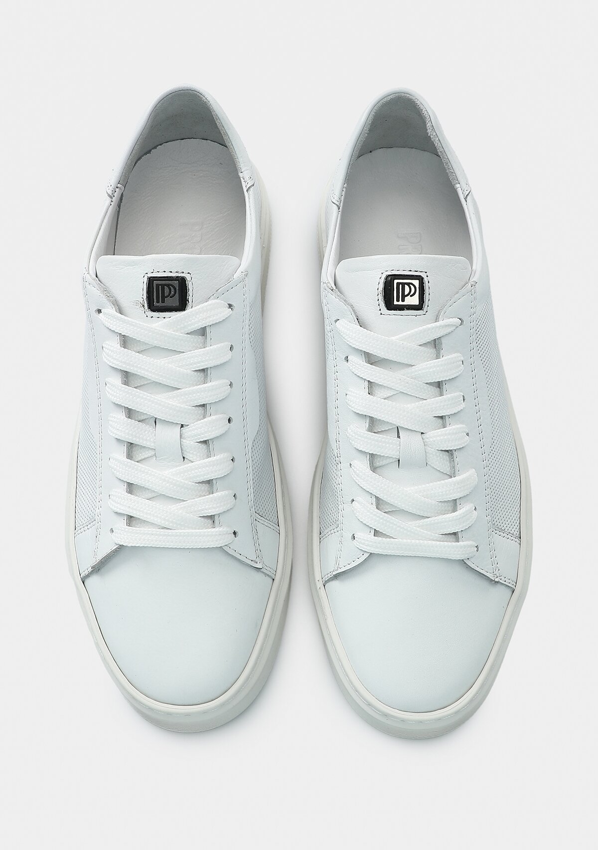 Beyaz Deri Erkek Sneaker