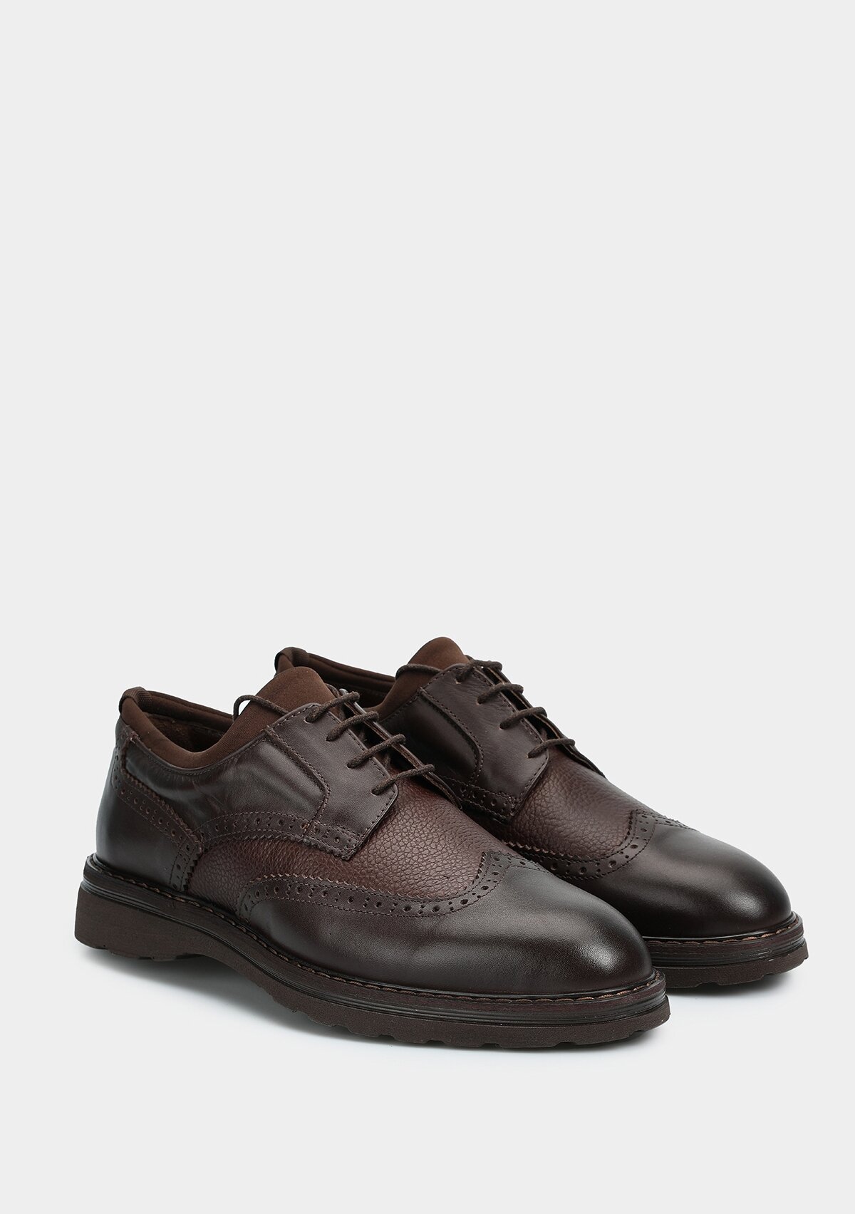 Kahve Deri Erkek Ayakkabı