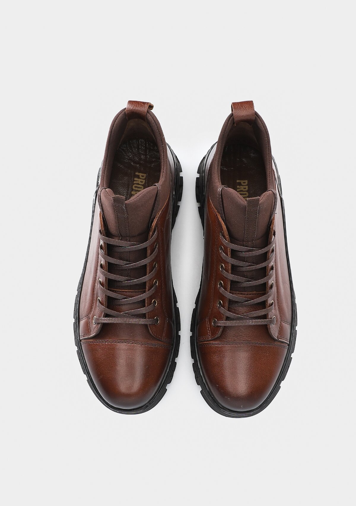 Kahve Deri Erkek Bot