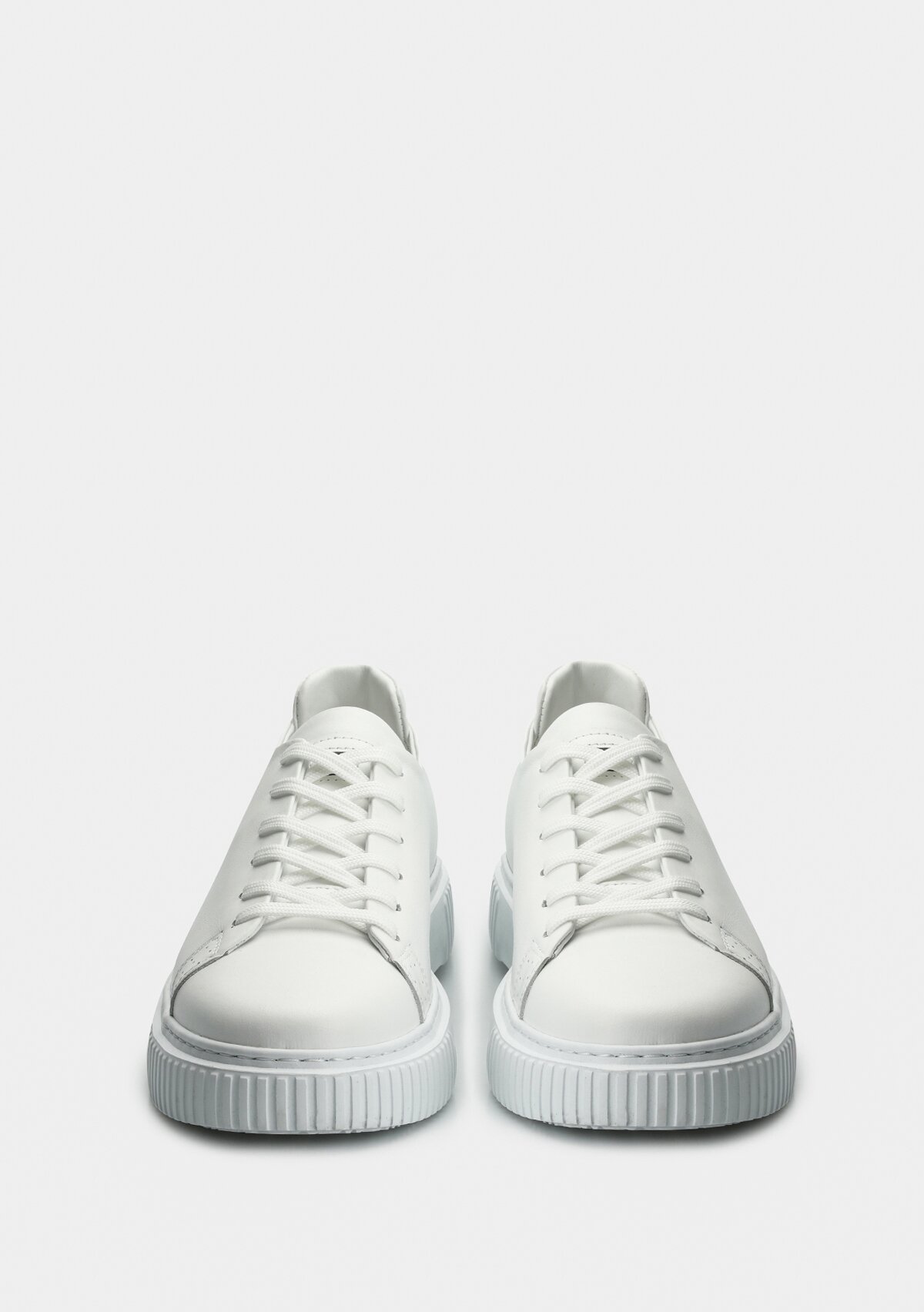 Beyaz Deri Erkek Sneaker