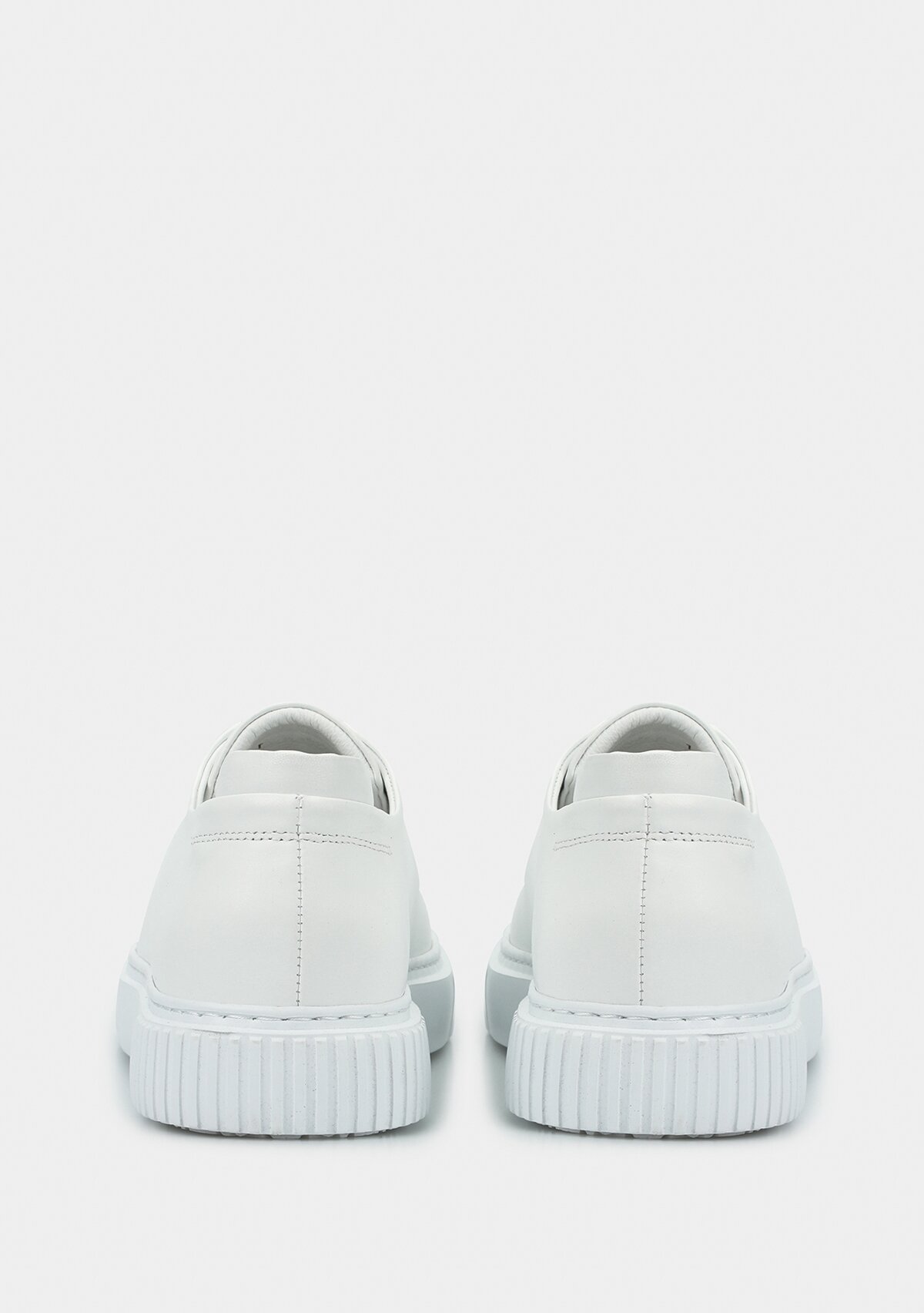 Beyaz Deri Erkek Sneaker