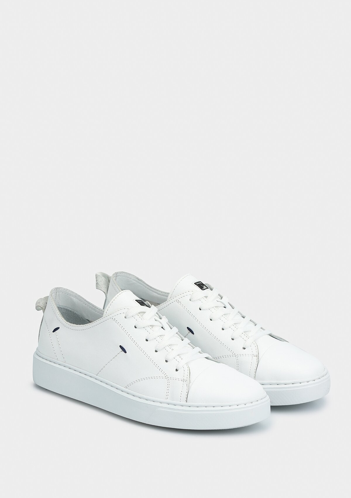 Beyaz Deri Erkek Ayakkabı