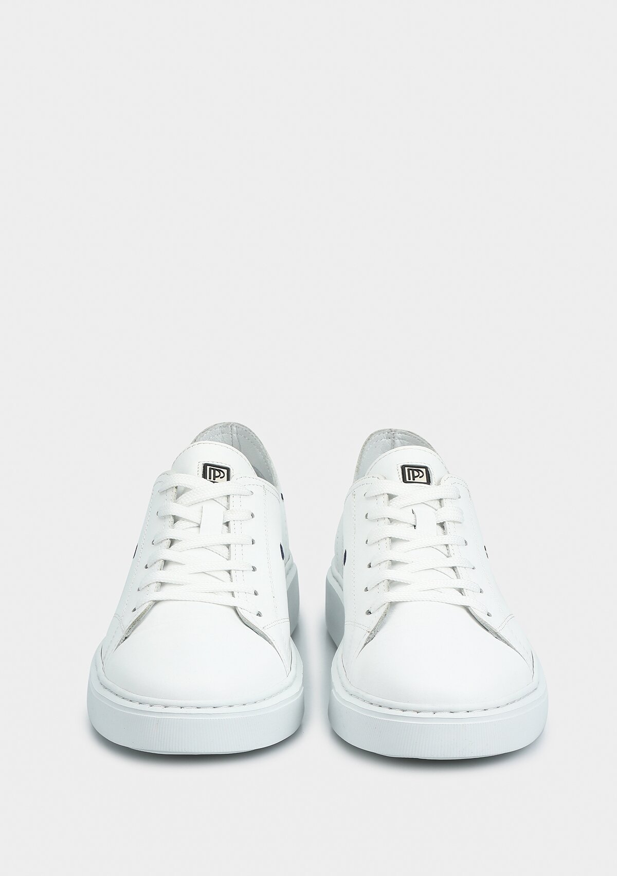 Beyaz Deri Erkek Ayakkabı