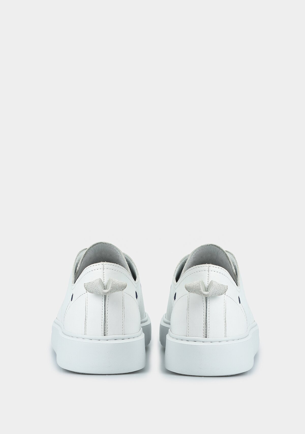 Beyaz Deri Erkek Ayakkabı