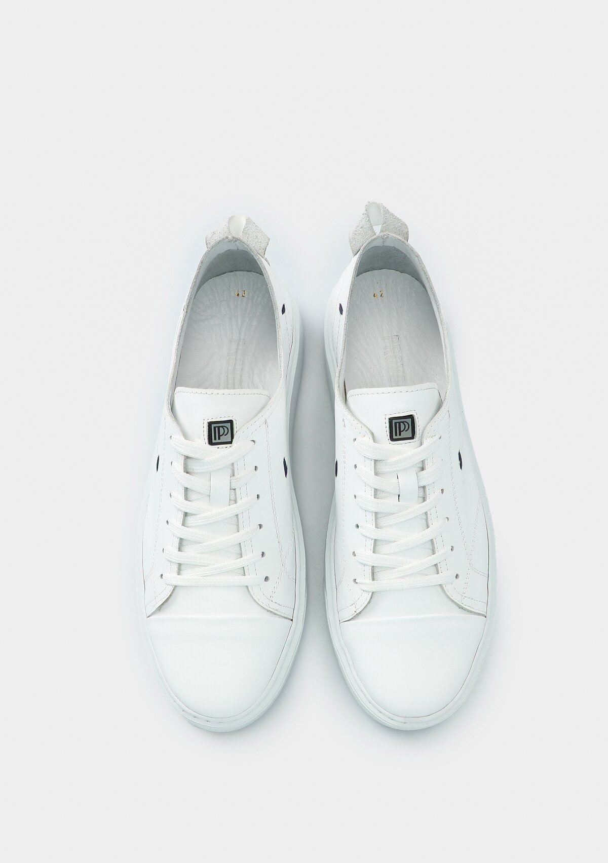 Beyaz Deri Erkek Ayakkabı