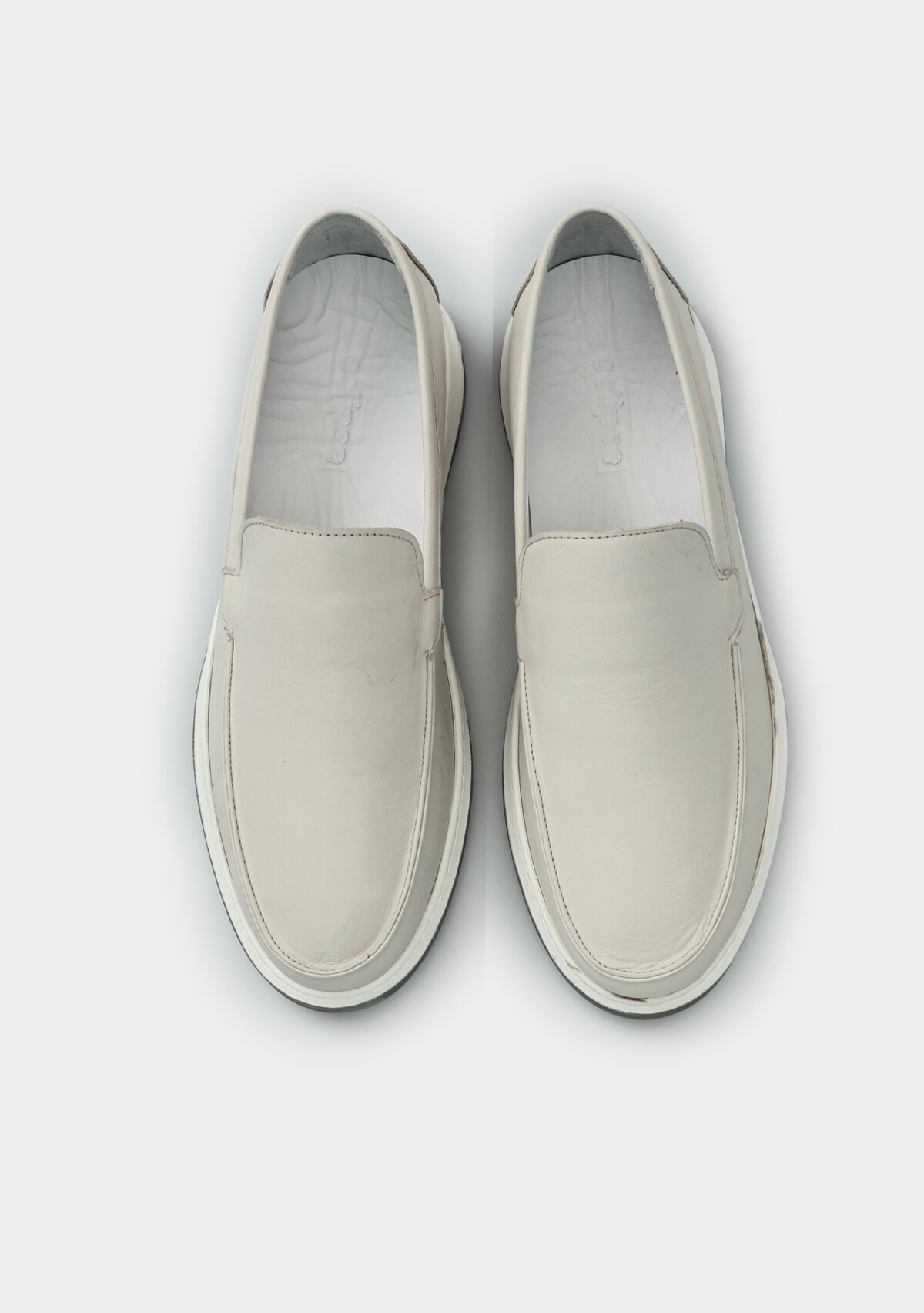 Bej Deri Erkek Ayakkabı