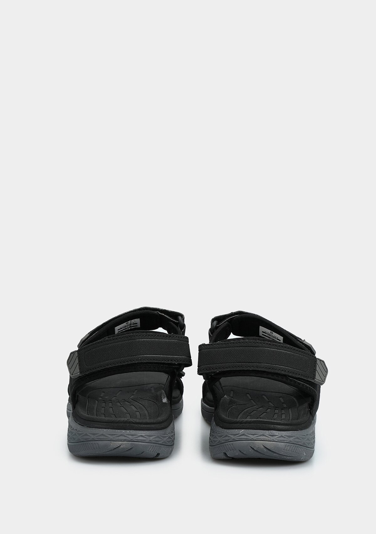 Siyah Erkek Düz Sandalet