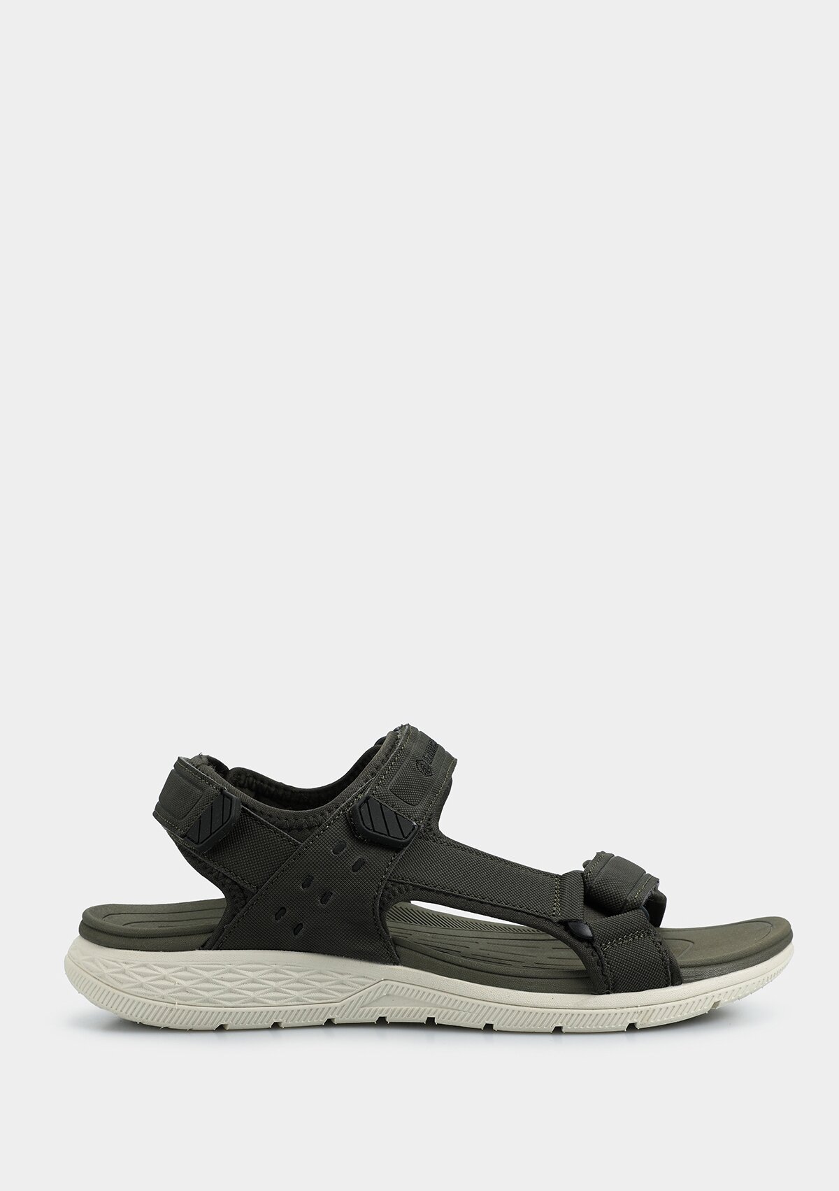 Haki Erkek Düz Sandalet