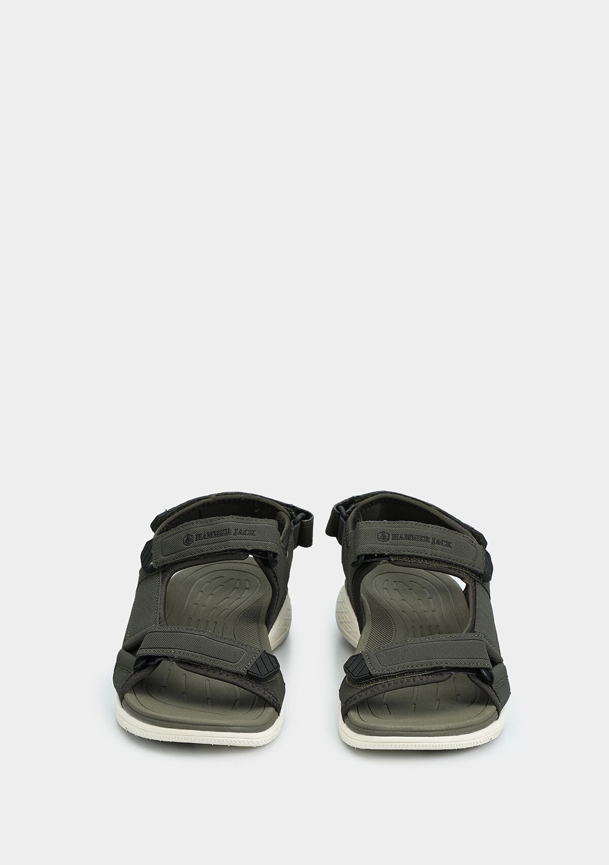 Haki Erkek Düz Sandalet