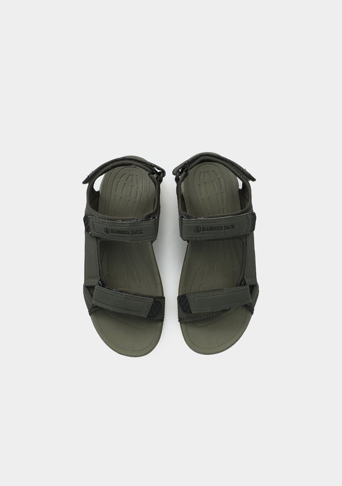 Haki Erkek Düz Sandalet