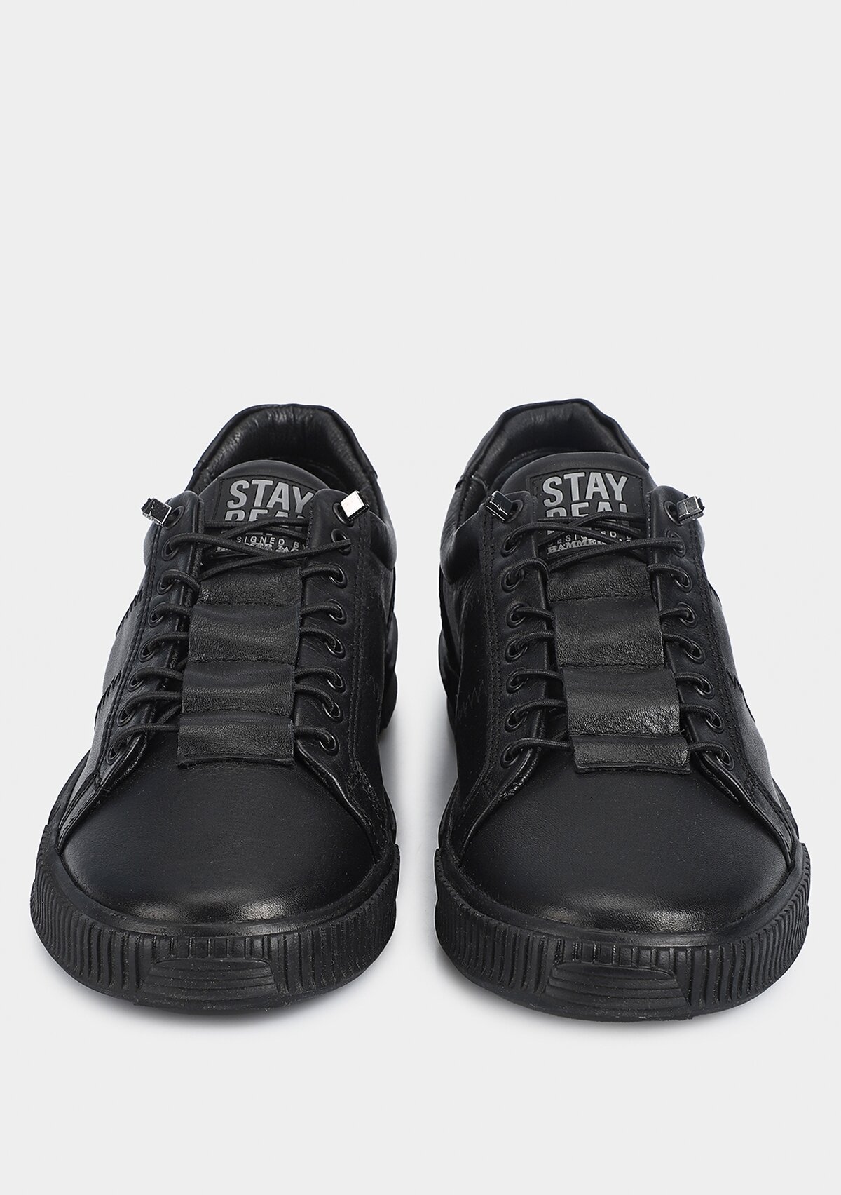 Basel Siyah Deri Erkek Sneaker