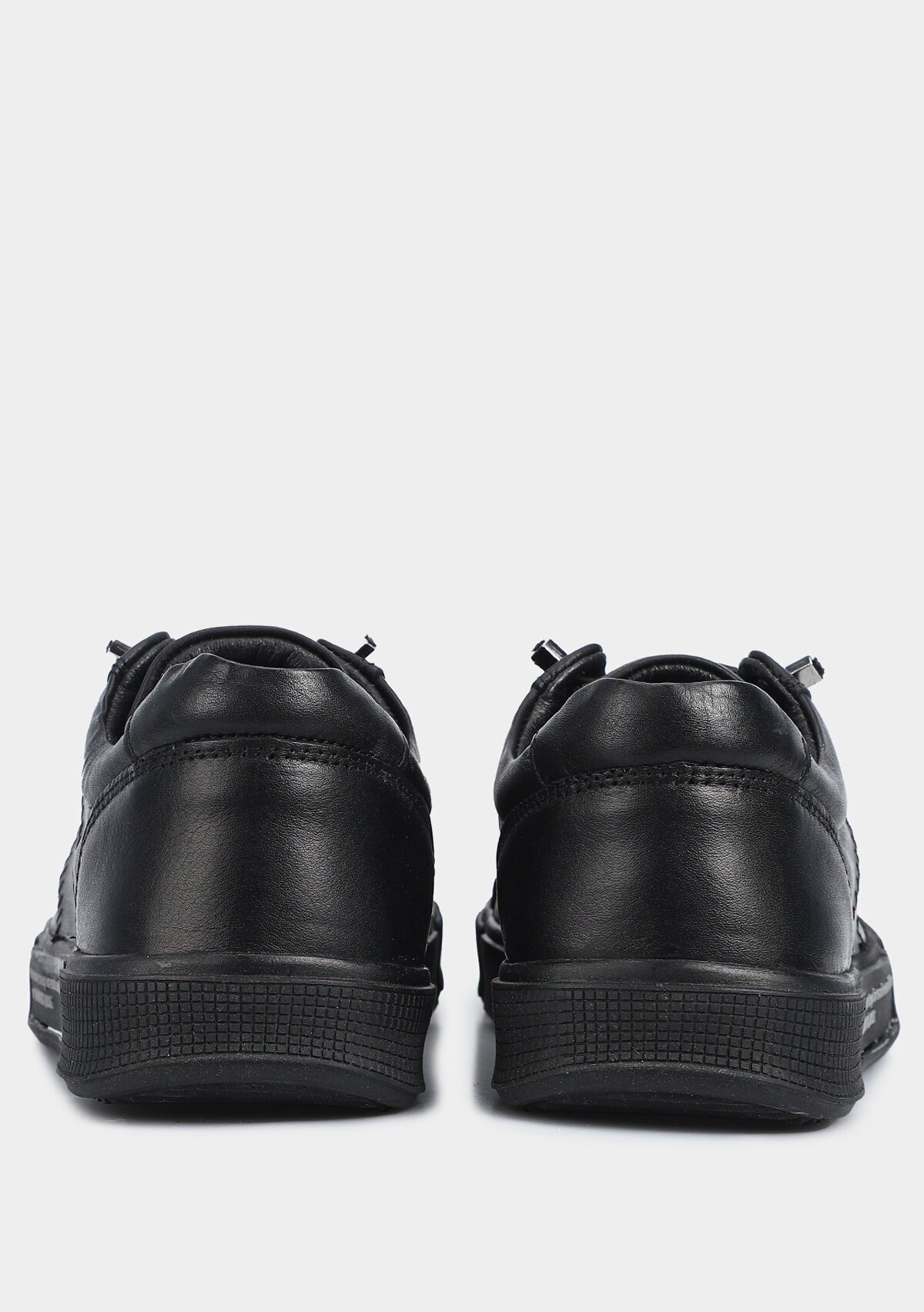 Basel Siyah Deri Erkek Sneaker