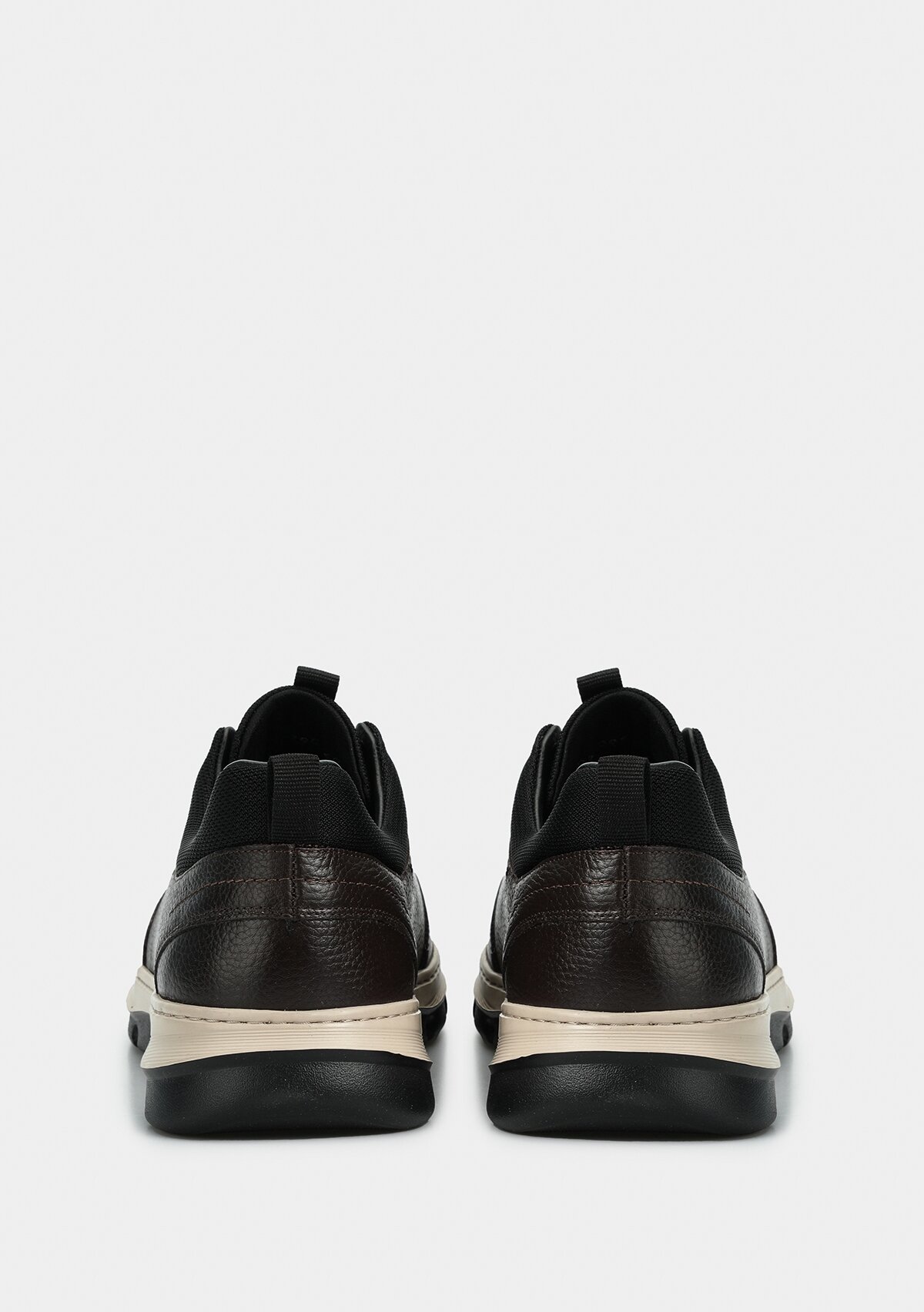 Kahve Deri Erkek Sneaker