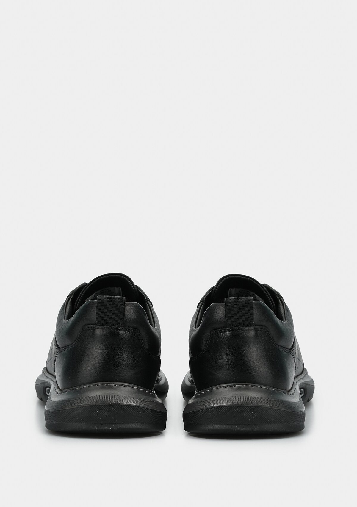 Siyah Deri Erkek Sneaker