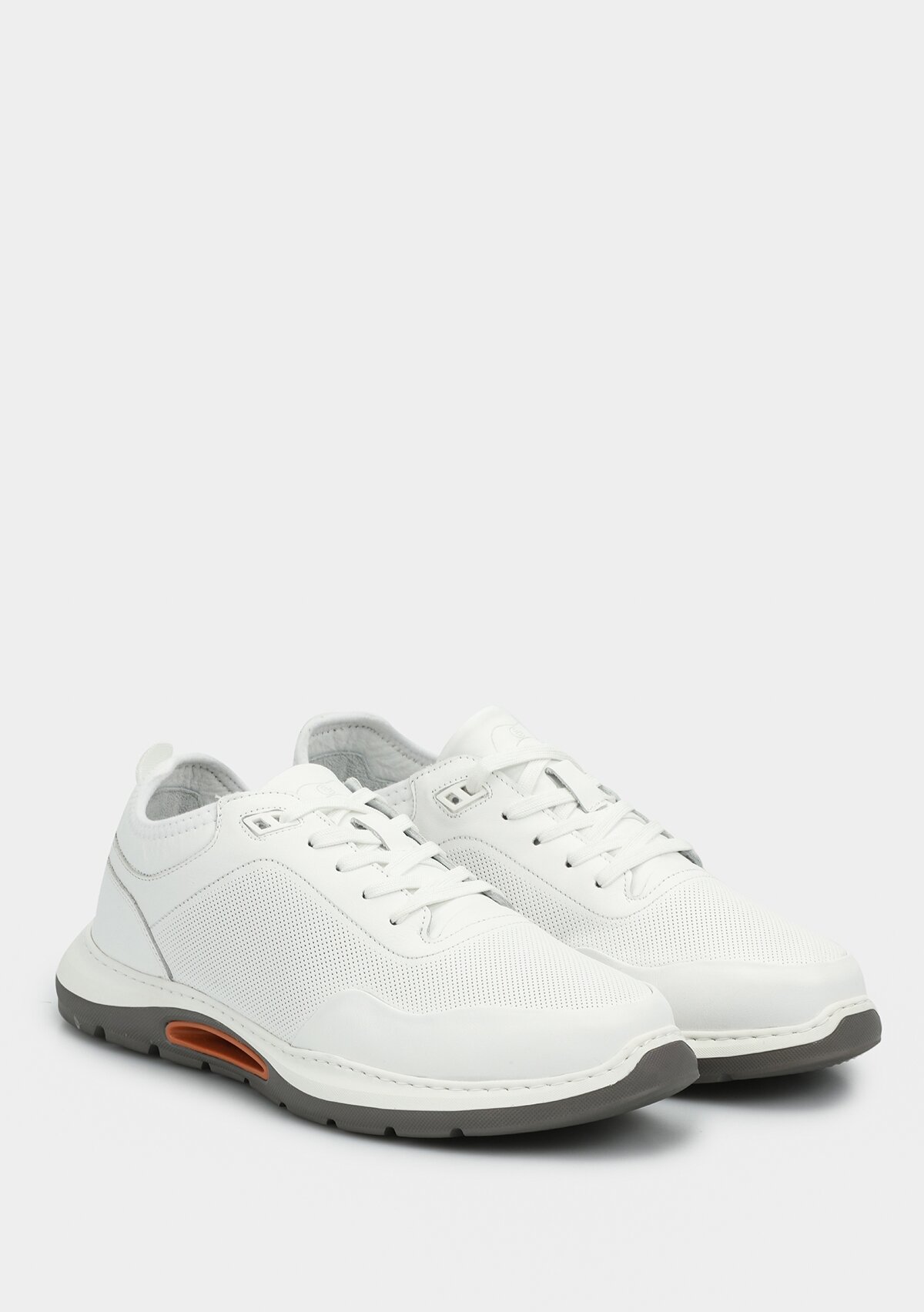 Beyaz Deri Erkek Sneaker