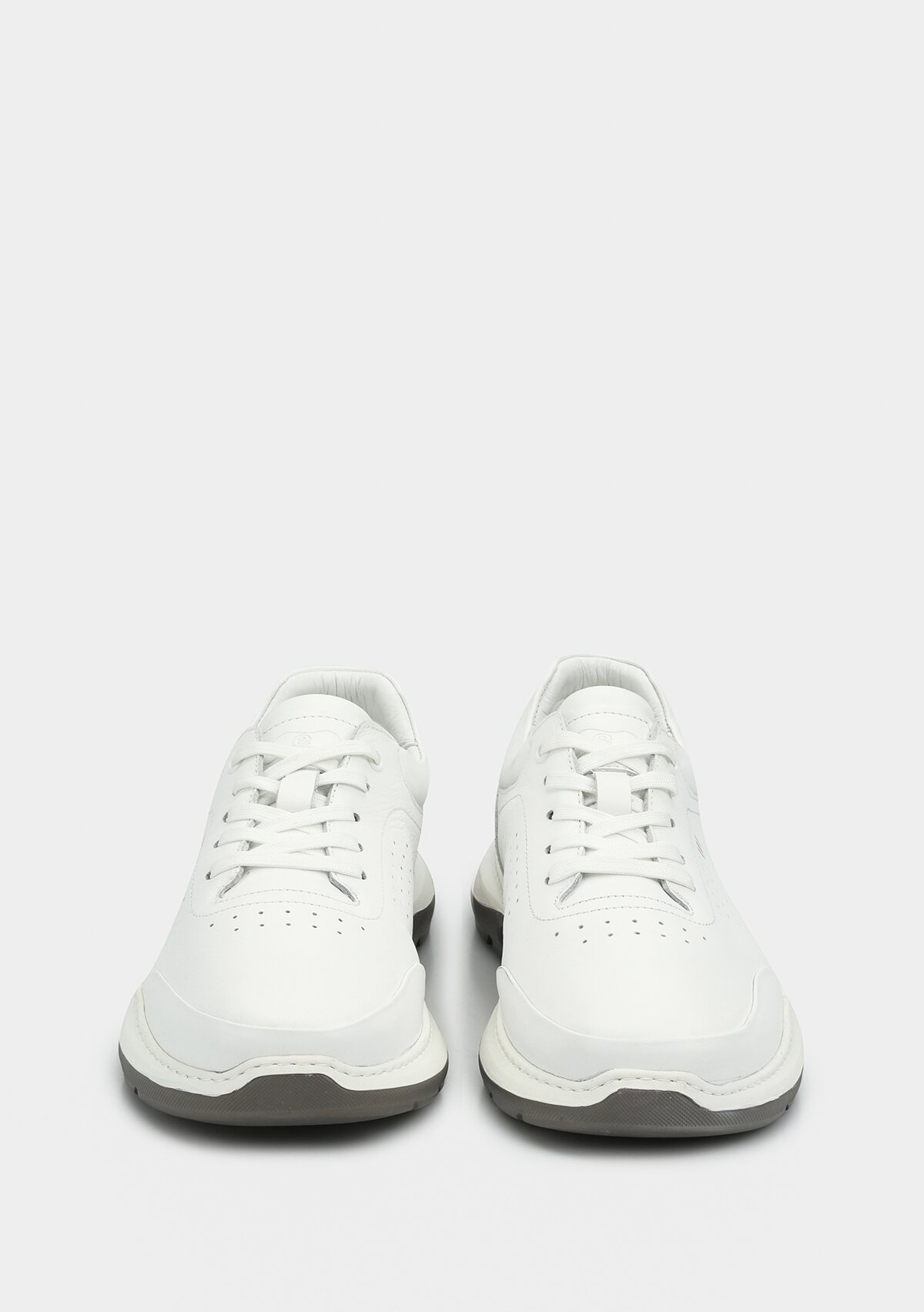 Beyaz Deri Erkek Sneaker