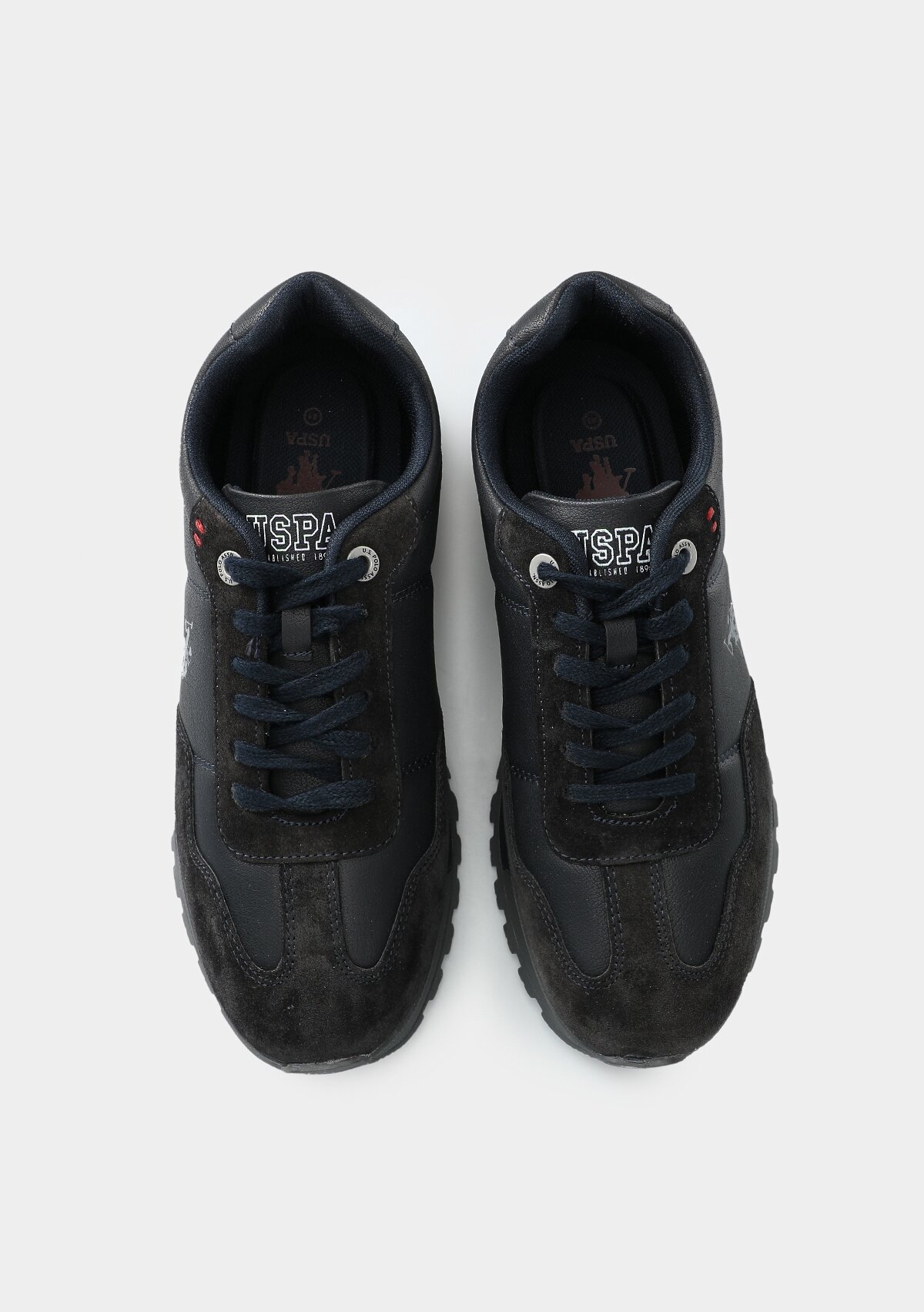 Sheven Lacivert Deri Erkek Sneaker