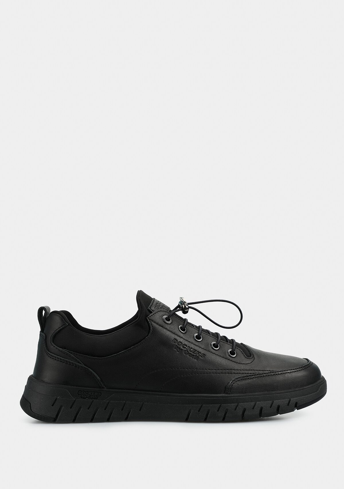 Siyah Deri Erkek Sneaker