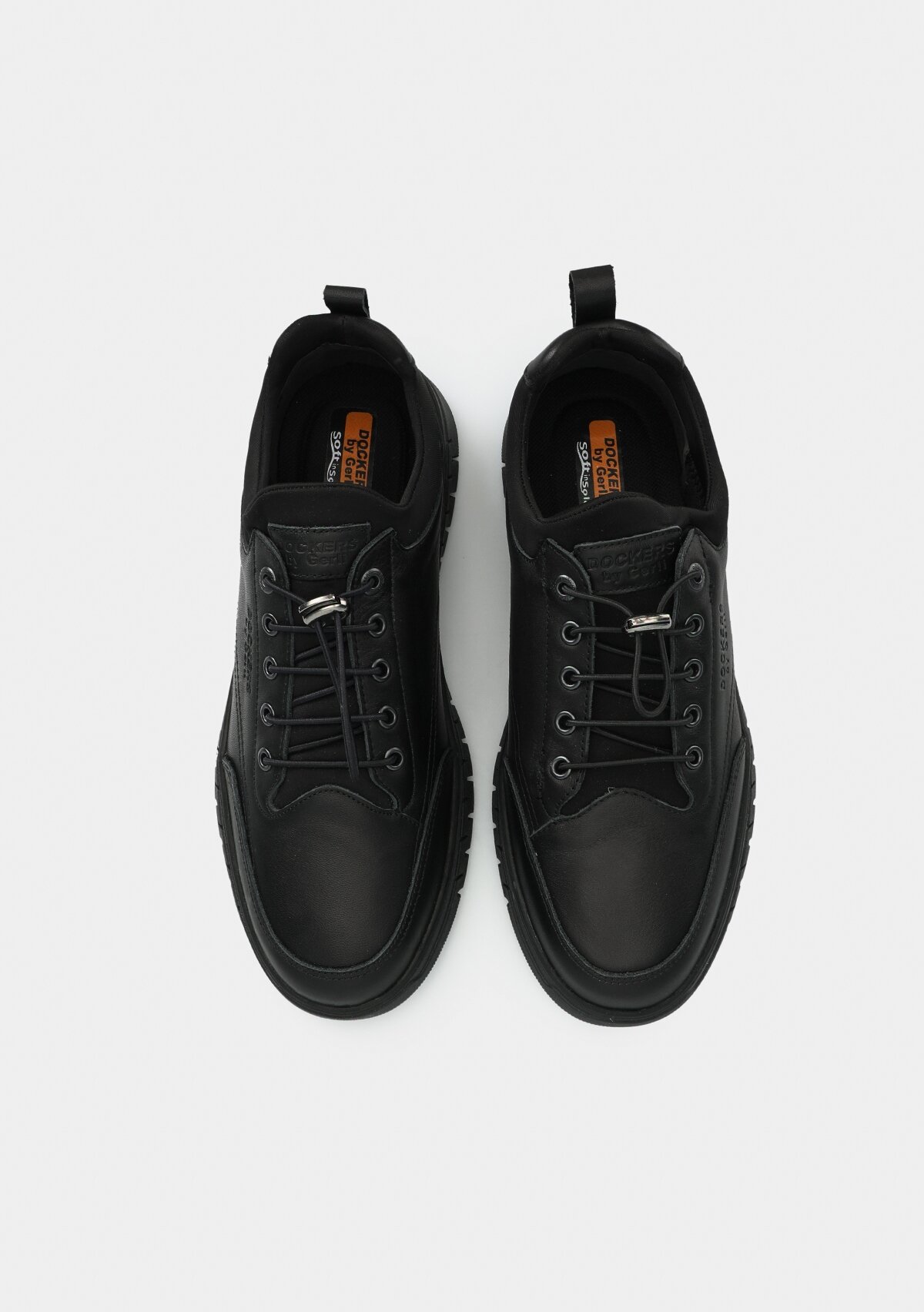 Siyah Deri Erkek Sneaker