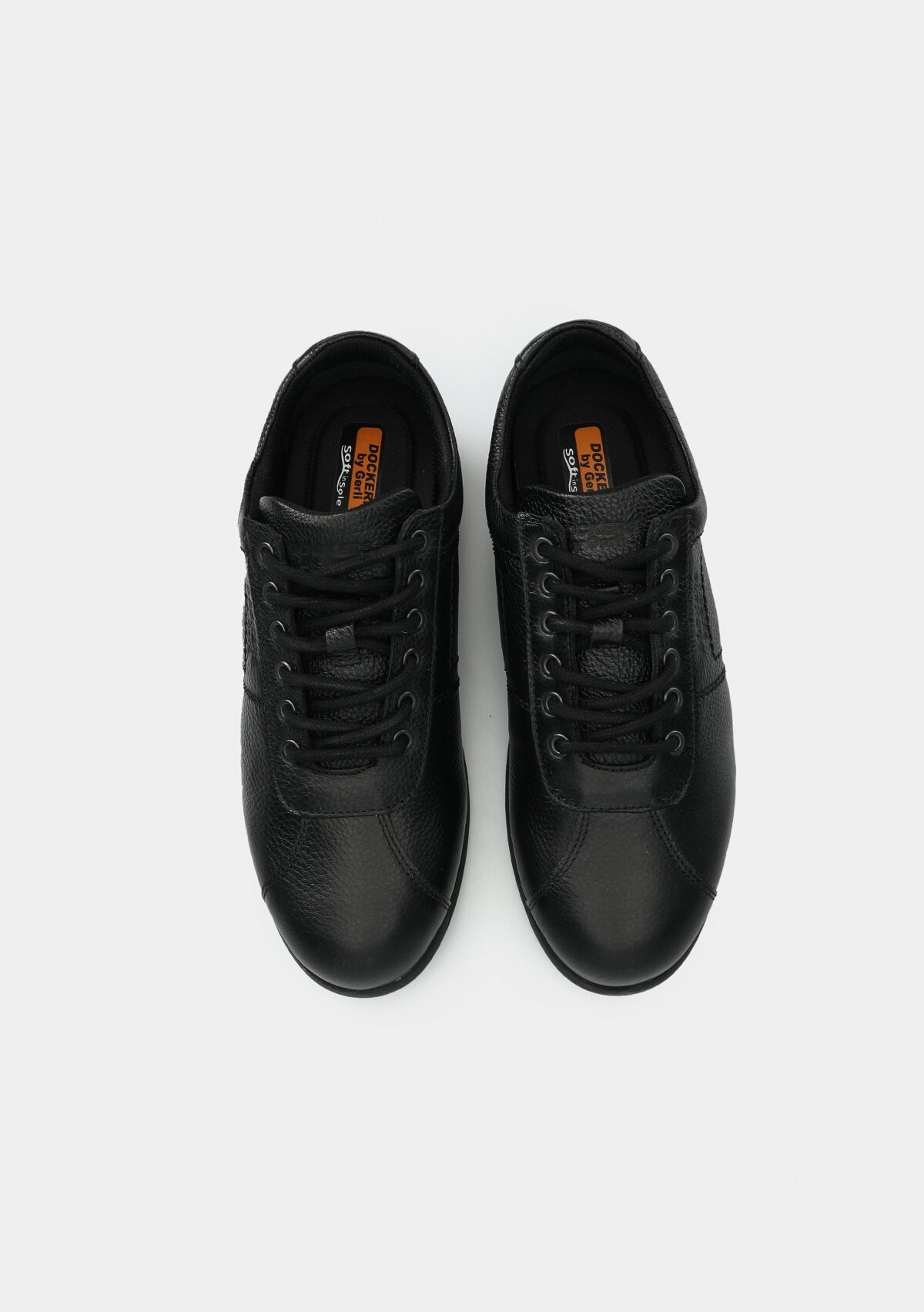Siyah Deri Erkek Sneaker