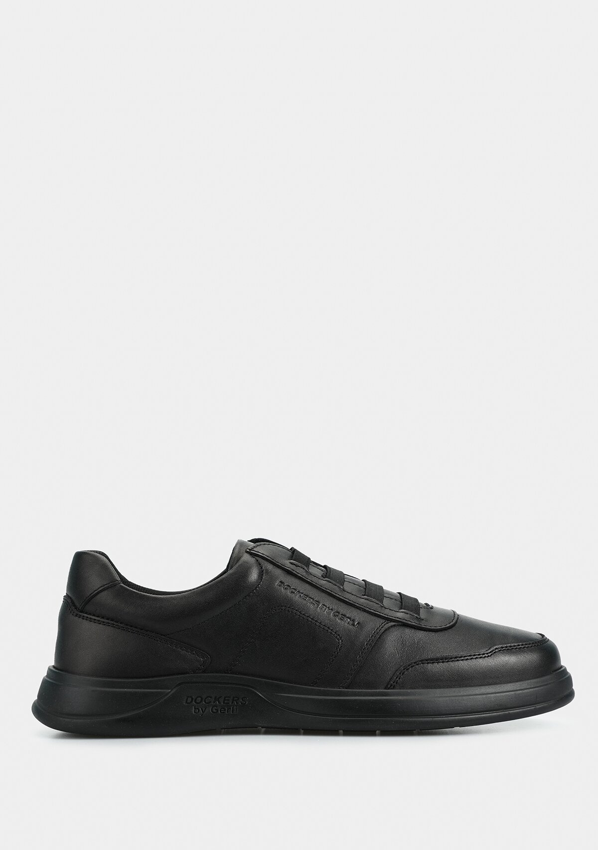 Siyah Deri Erkek Sneaker