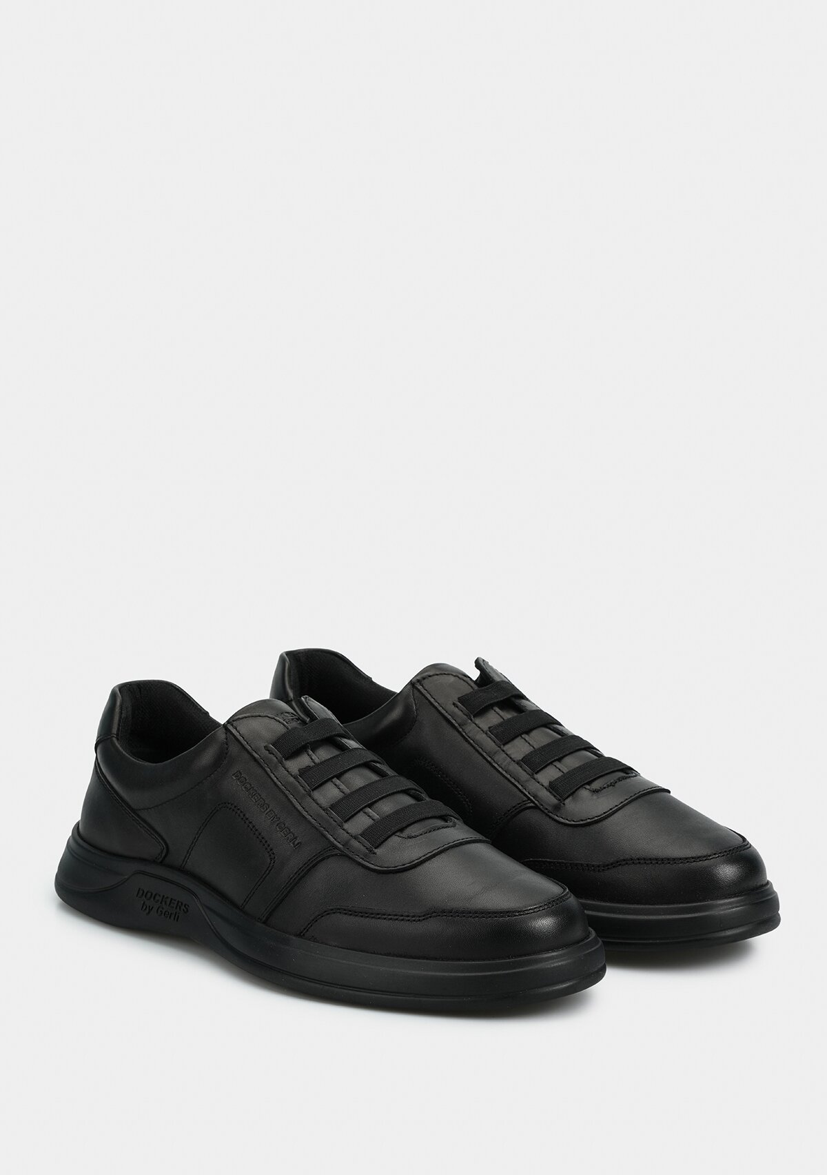 Siyah Deri Erkek Sneaker