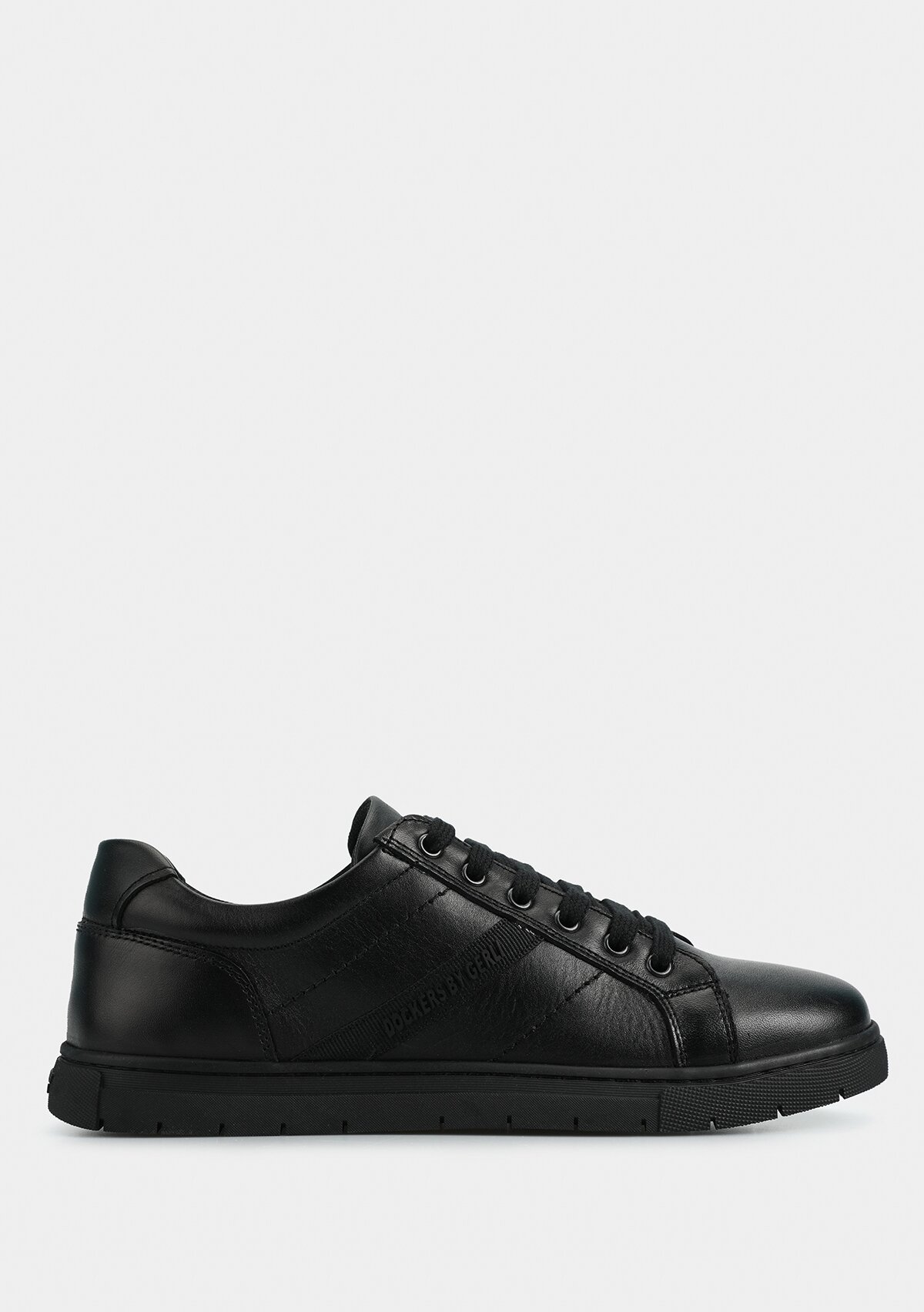 Siyah Deri Erkek Sneaker