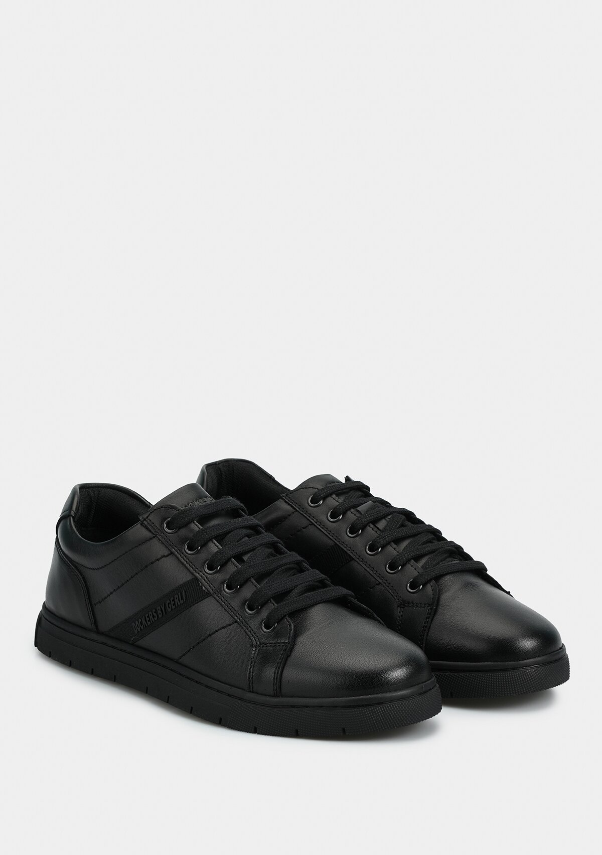 Siyah Deri Erkek Sneaker