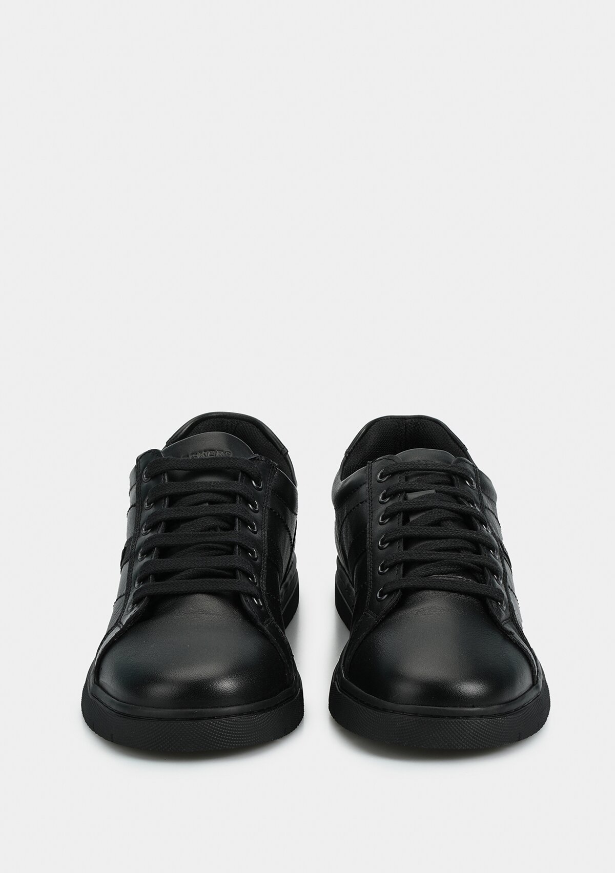 Siyah Deri Erkek Sneaker