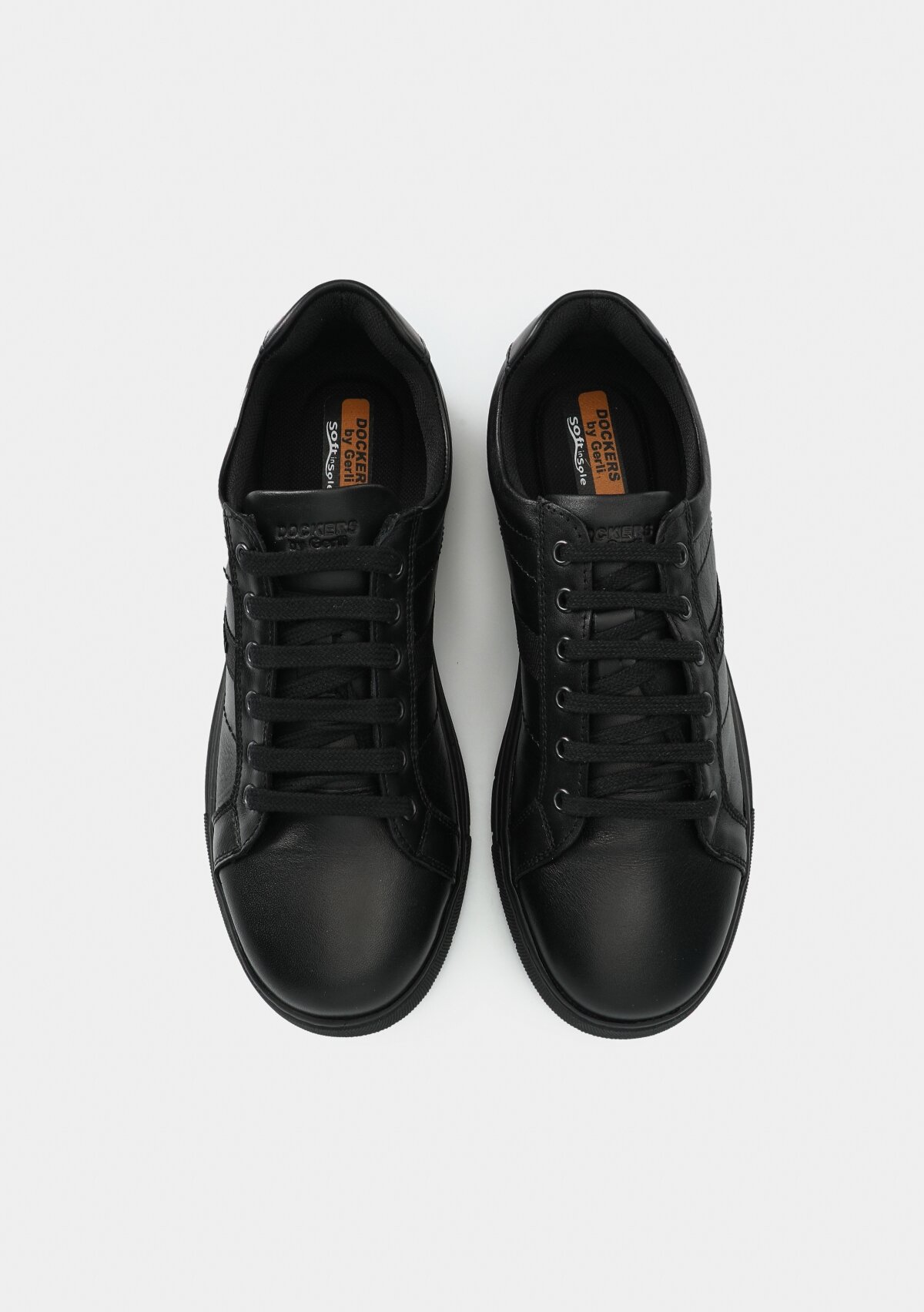 Siyah Deri Erkek Sneaker
