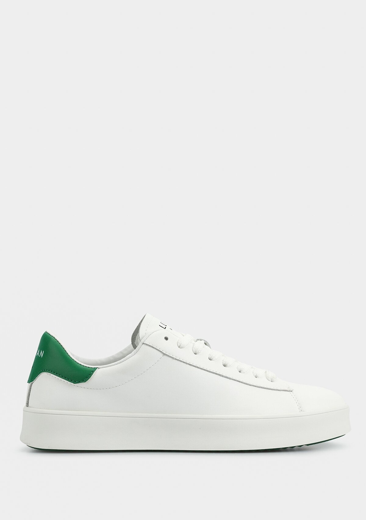ANTON Beyaz-Yesil Deri Erkek Sneaker