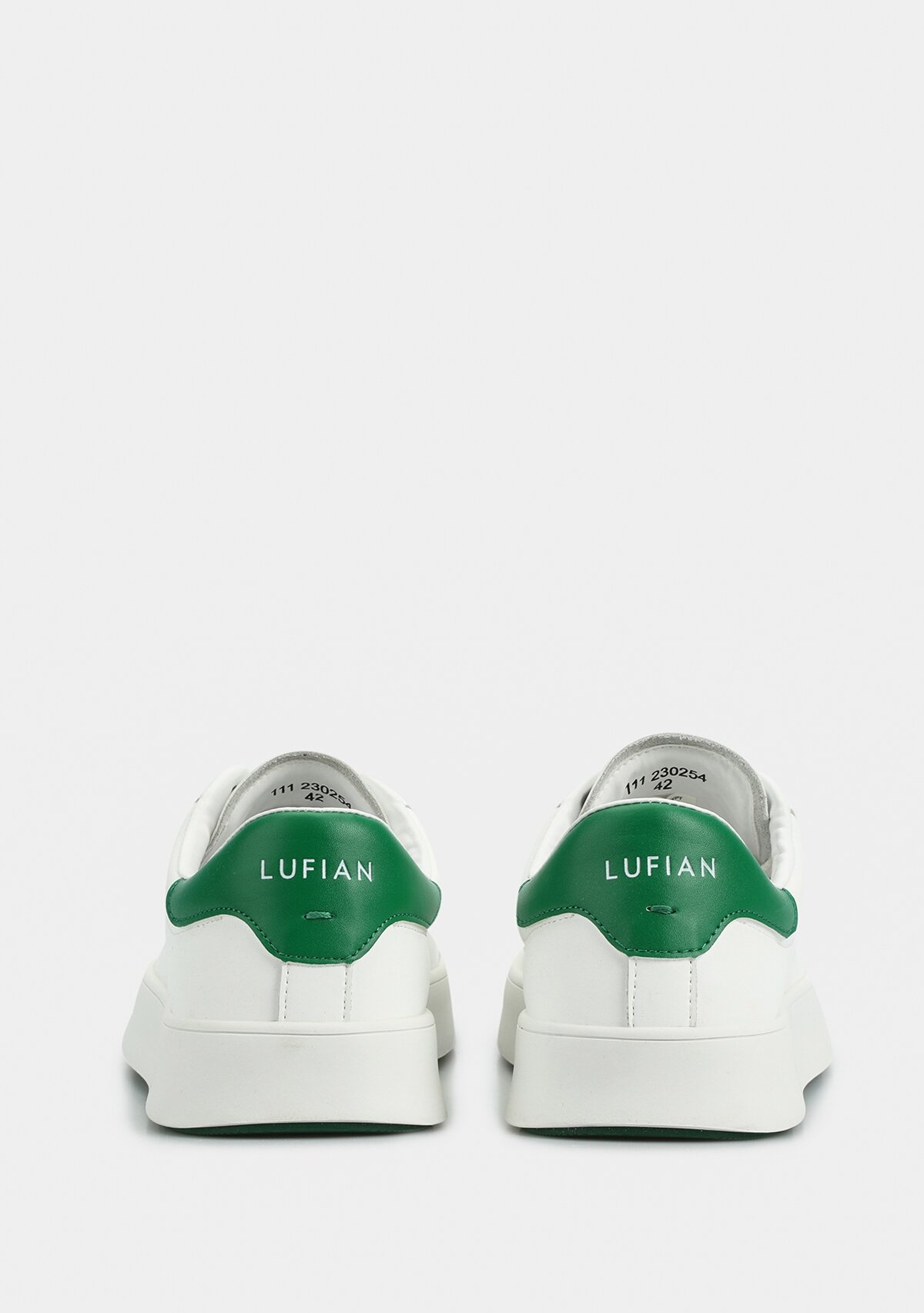 ANTON Beyaz-Yesil Deri Erkek Sneaker