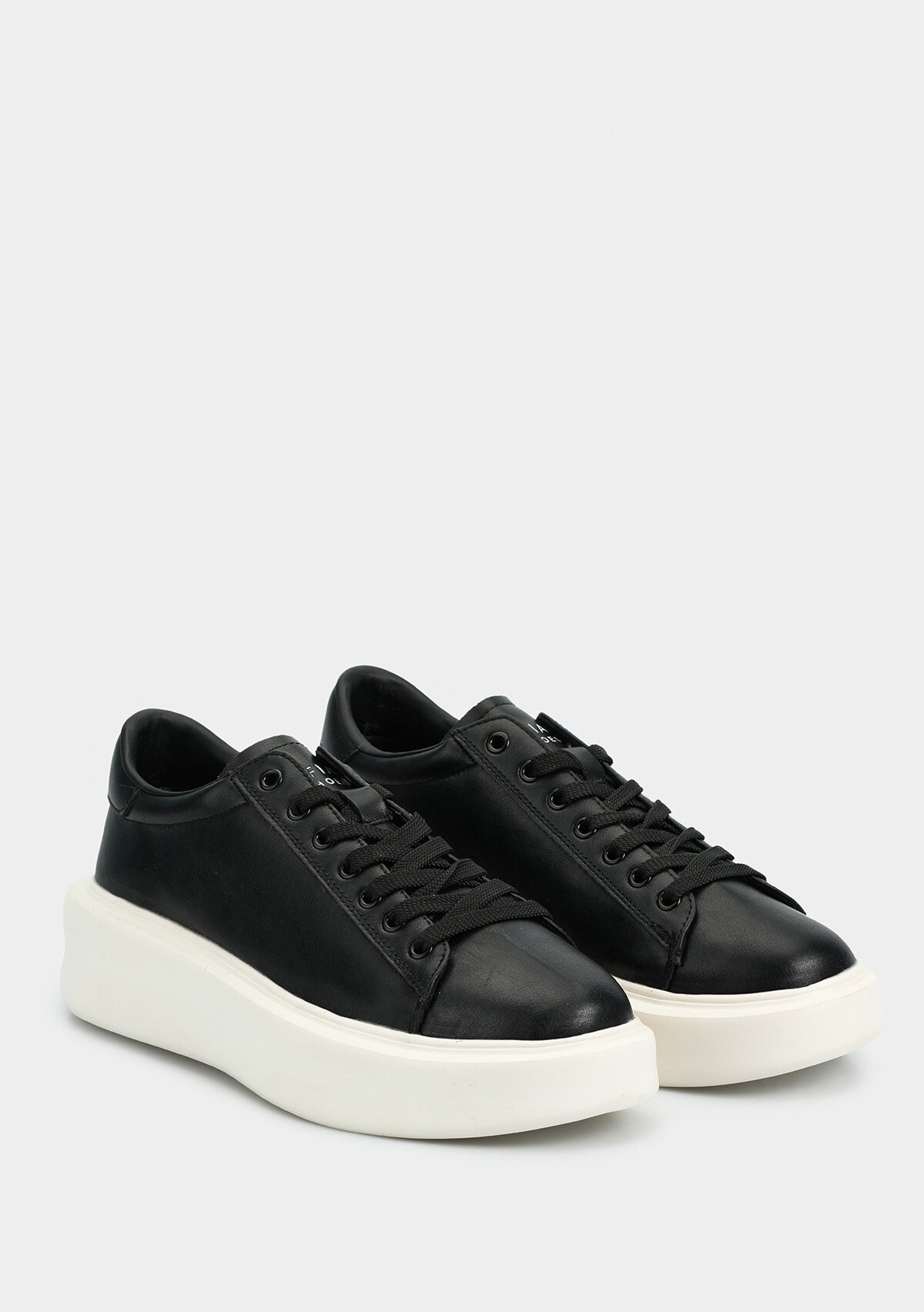 GAGE Siyah Deri Erkek Sneaker