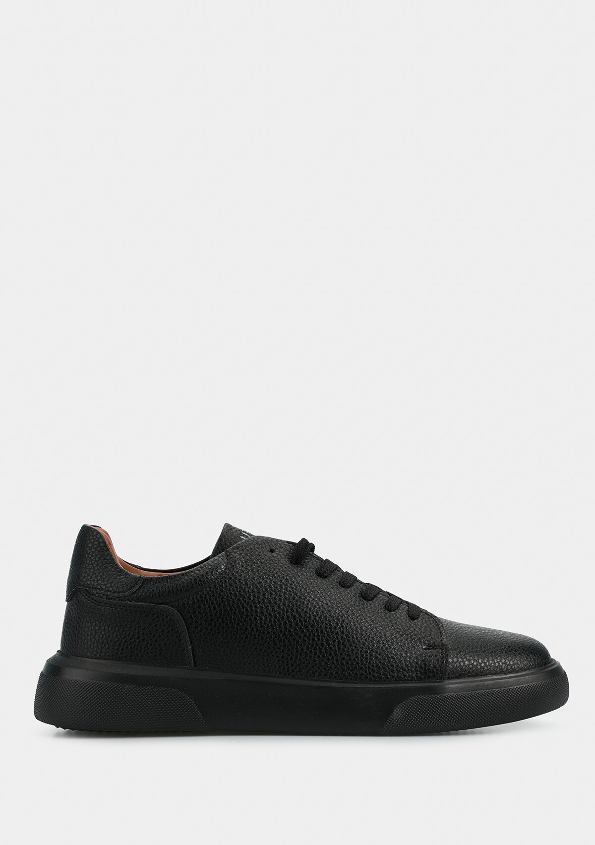 Tommy Siyah Deri Erkek Sneaker