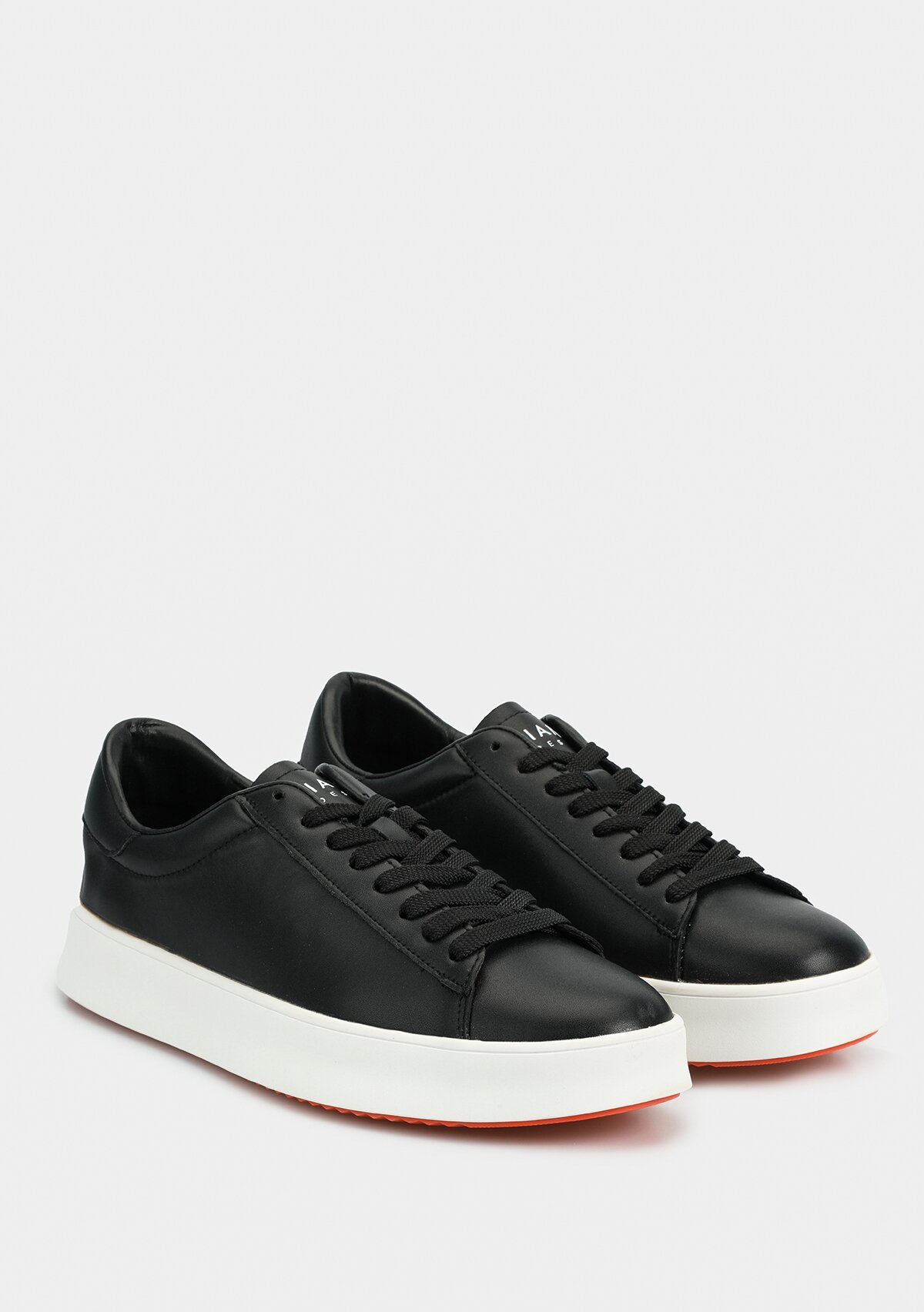 ANTON Siyah Deri Erkek Sneaker