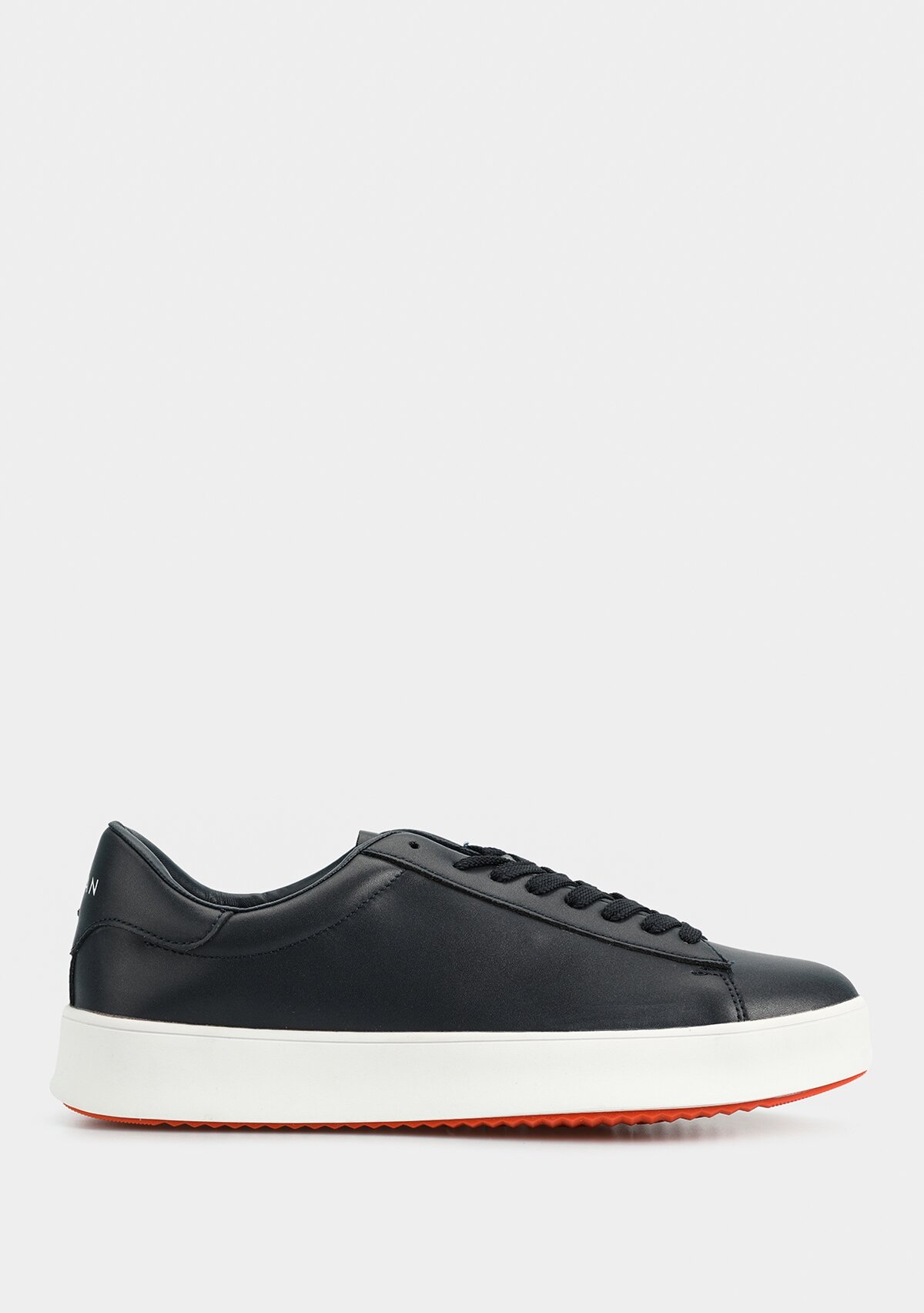 ANTON Lacivert Deri Erkek Sneaker