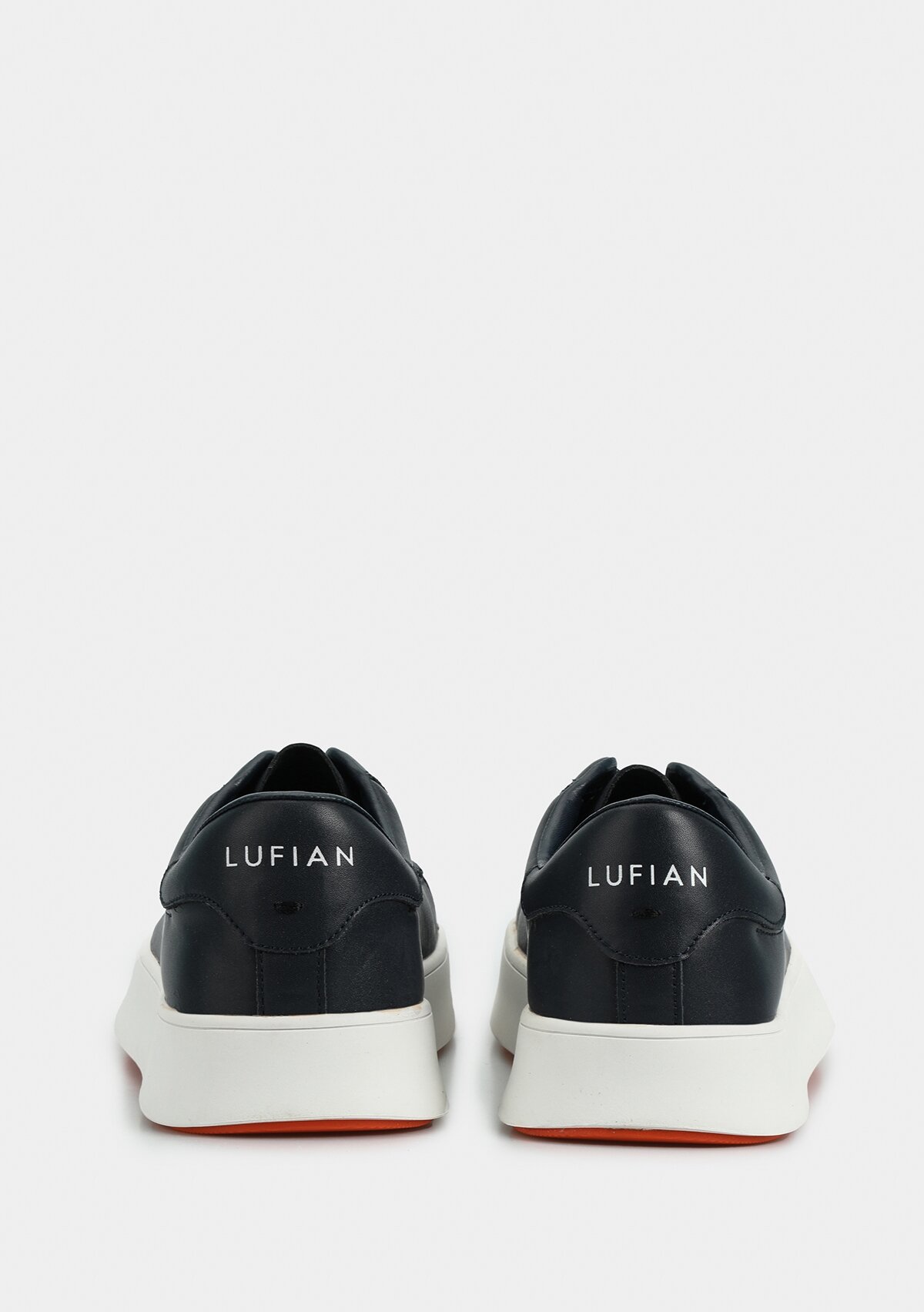 ANTON Lacivert Deri Erkek Sneaker
