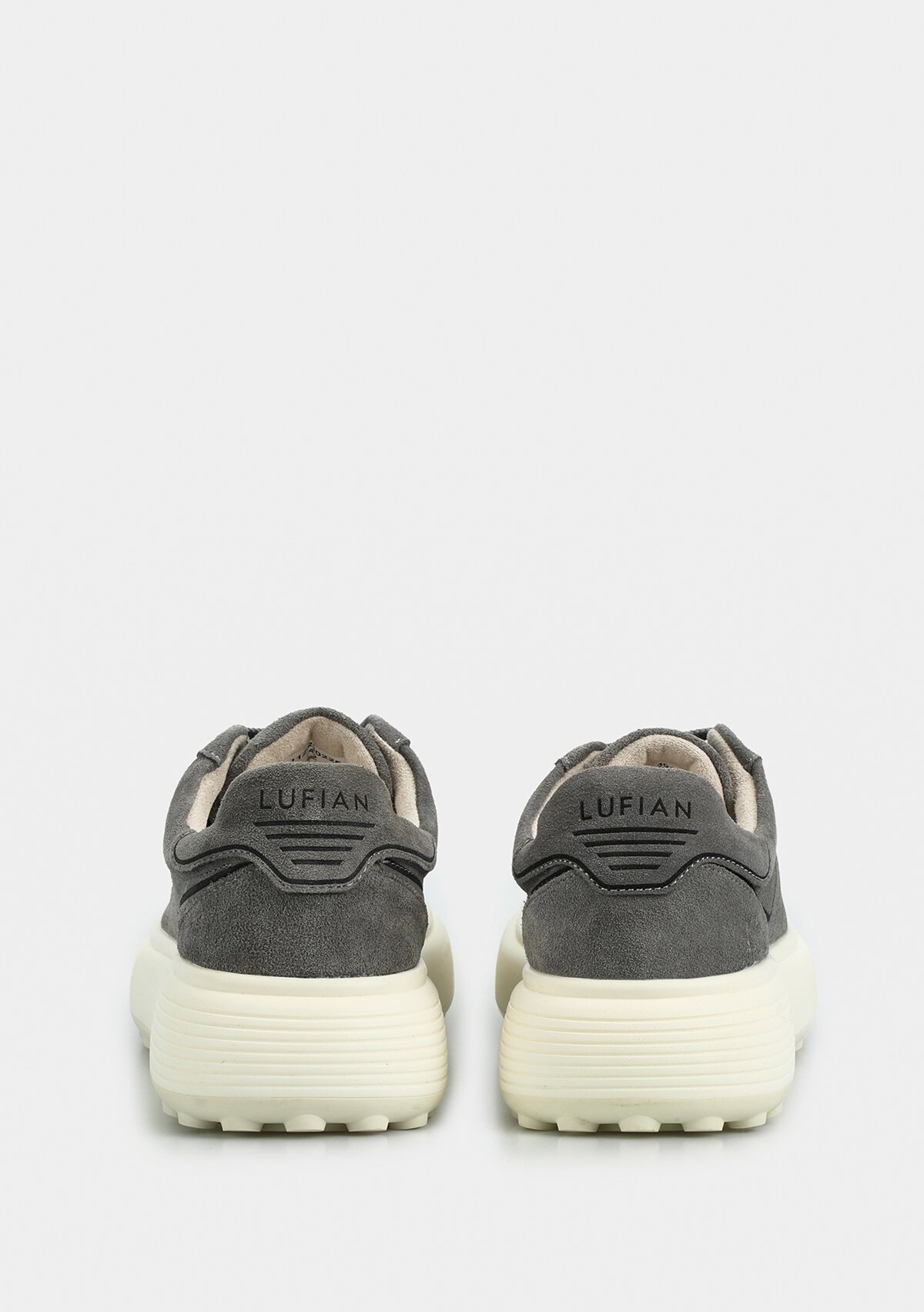 FRANK Gri Deri Erkek Sneaker